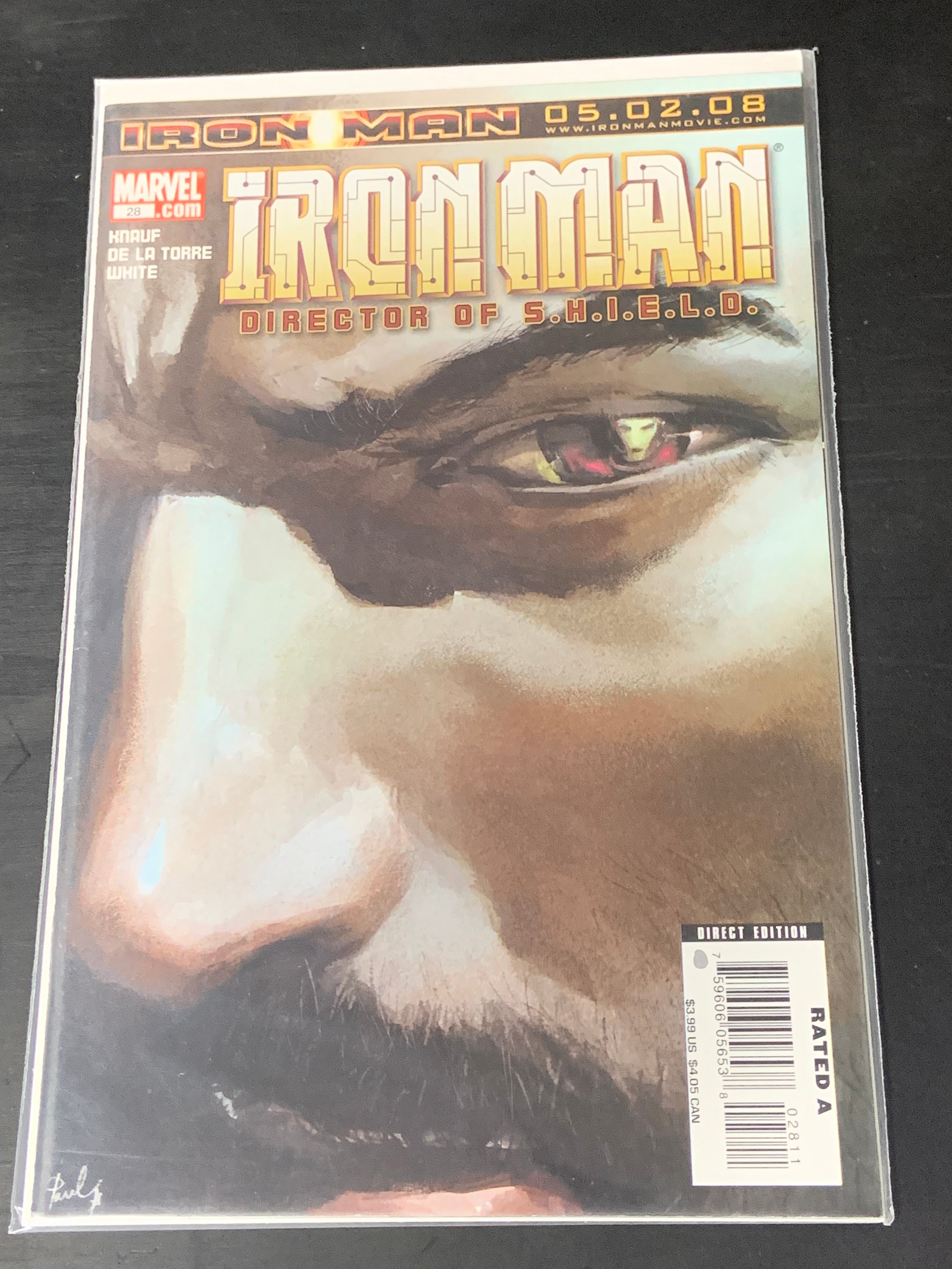 Iron Man 28 Marvel 2008 Director of Sheild