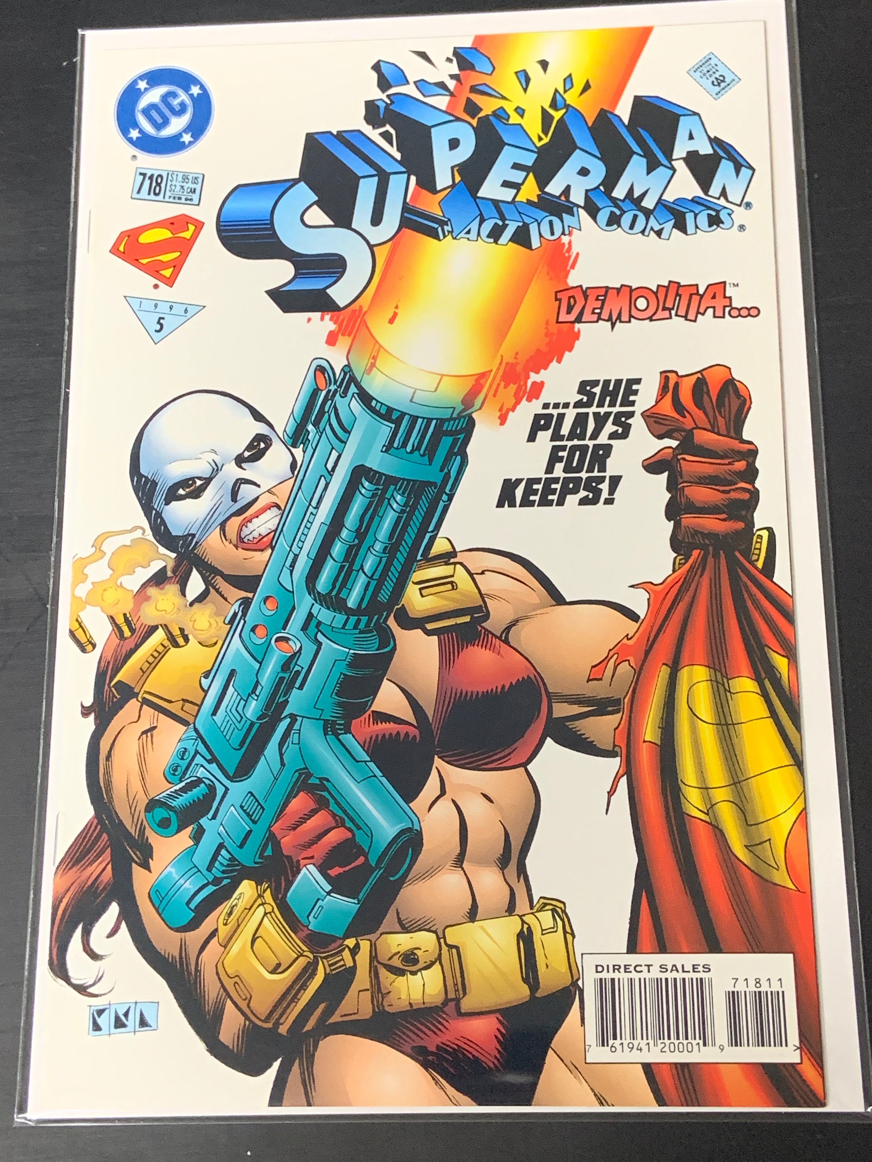 Action Comics 718 DC 1996 1st App of Demolitia