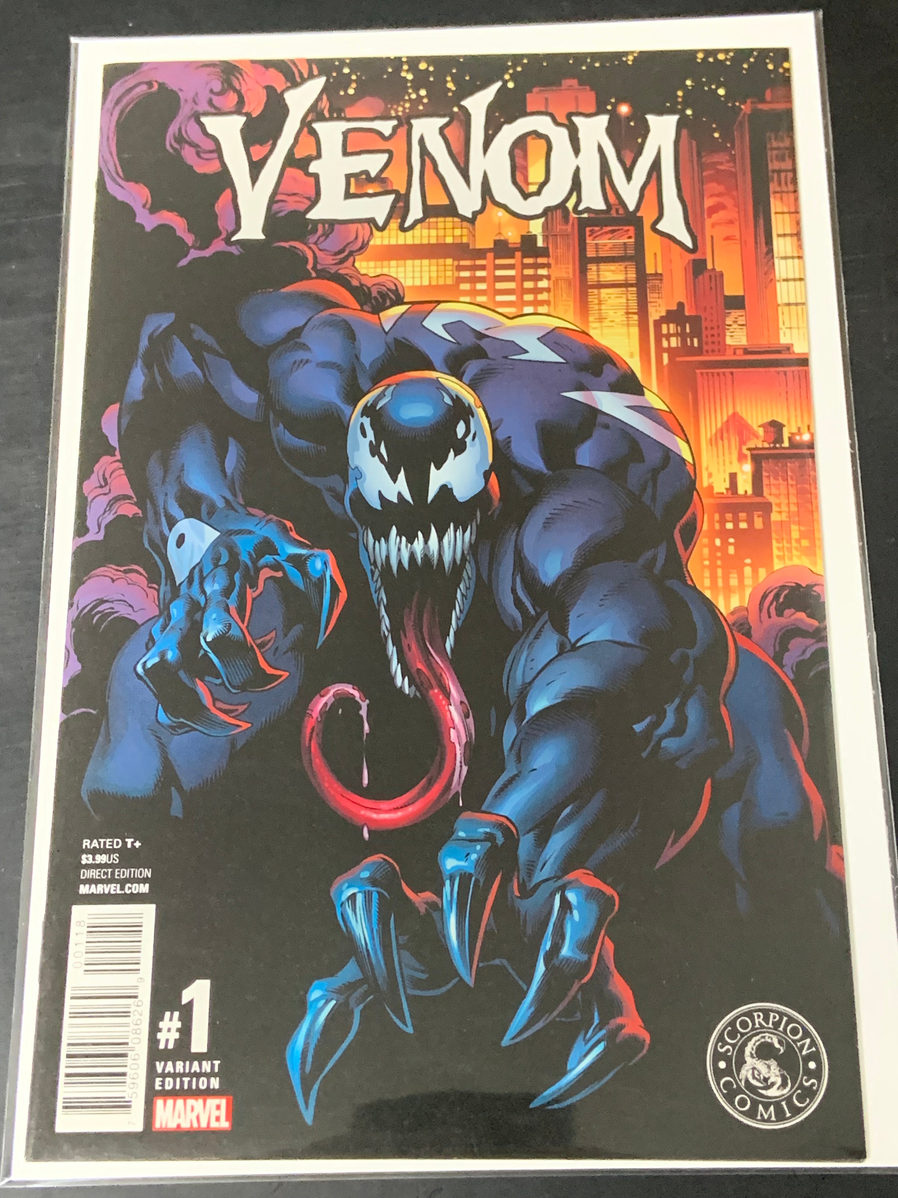 Venom 1 Marvel 2017 Scorpion Variant 1st App & Origin of Lee Price as Venom