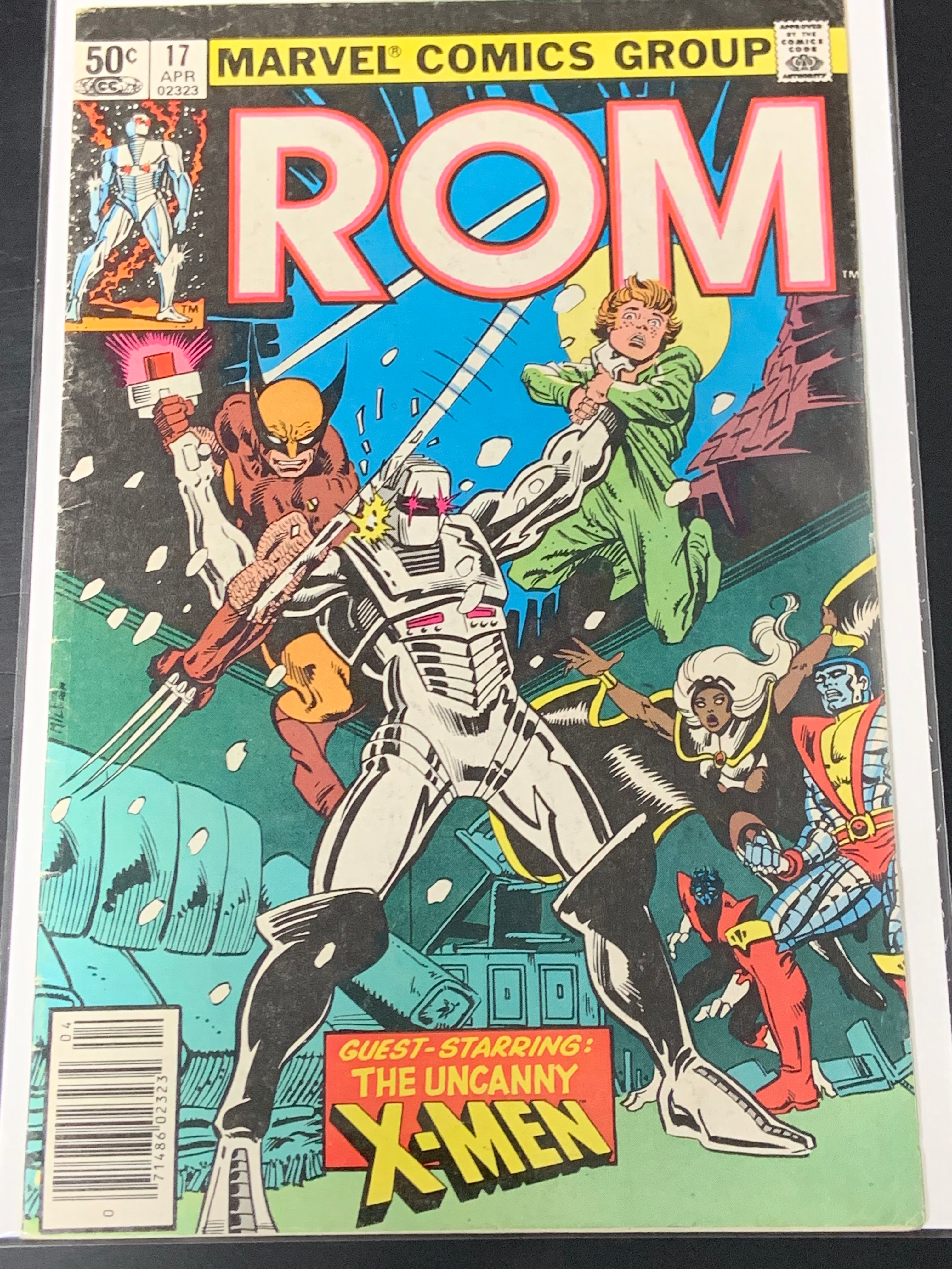 Rom 17 Marvel 1981 1st App of Hybrid, X-Men Crossover