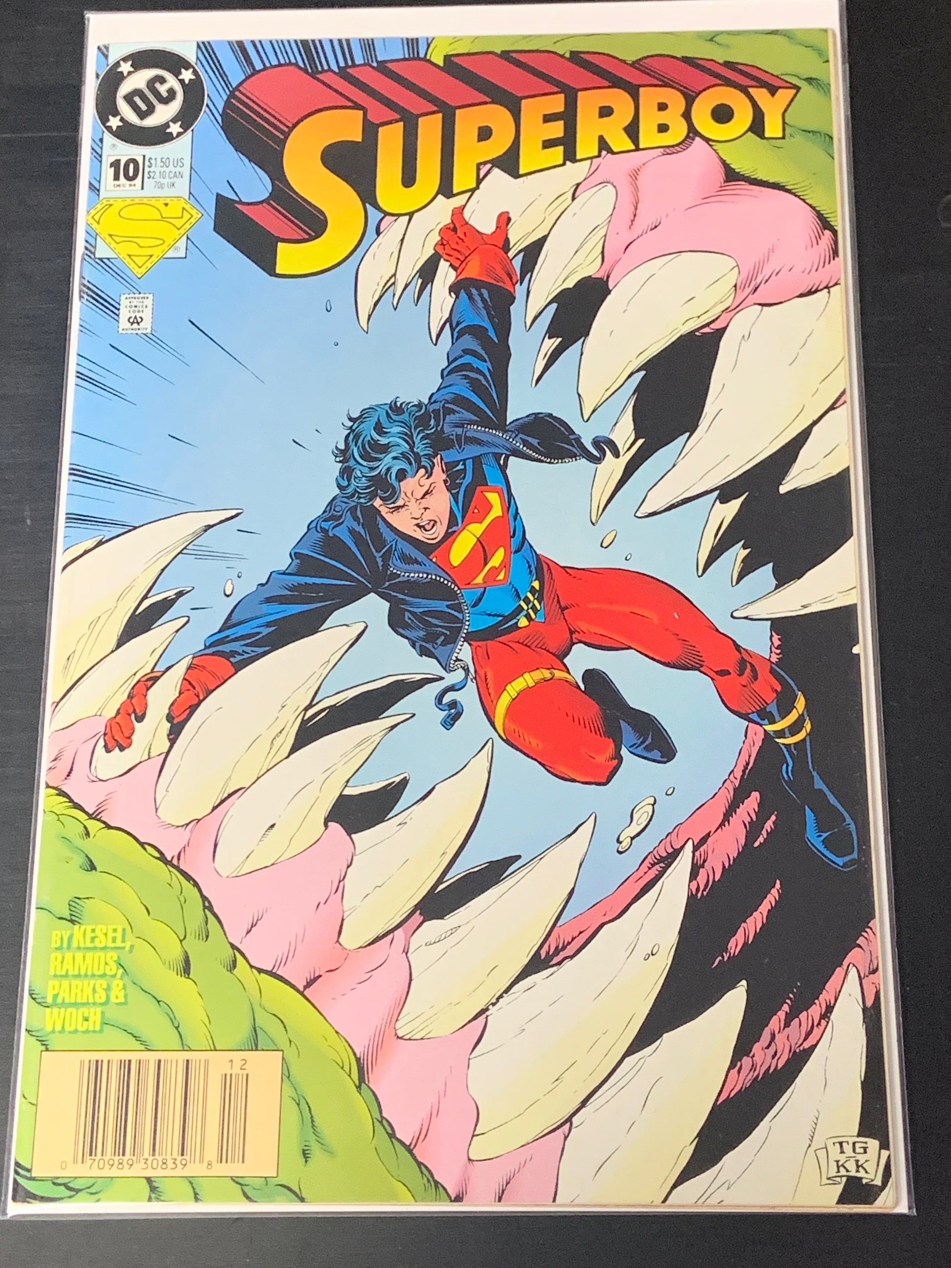 Superboy 10 DC 1994 Very Scarce Newsstand