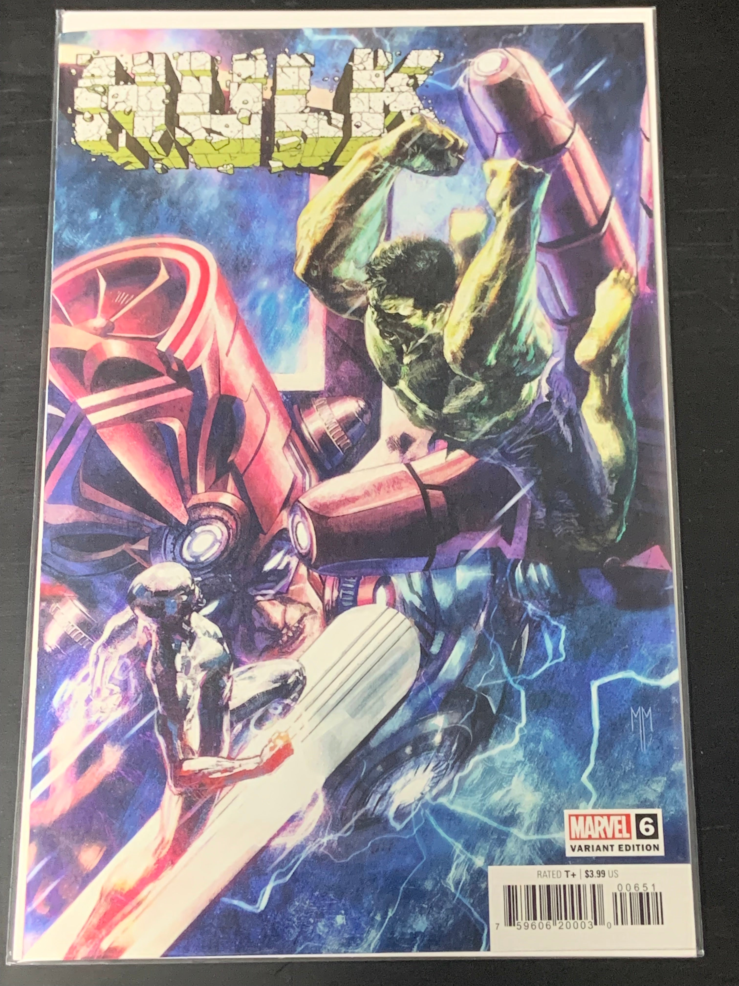 Hulk 6 Marvel 2022 Mastrazzo 1:25 Variant 1st Full App of Titan