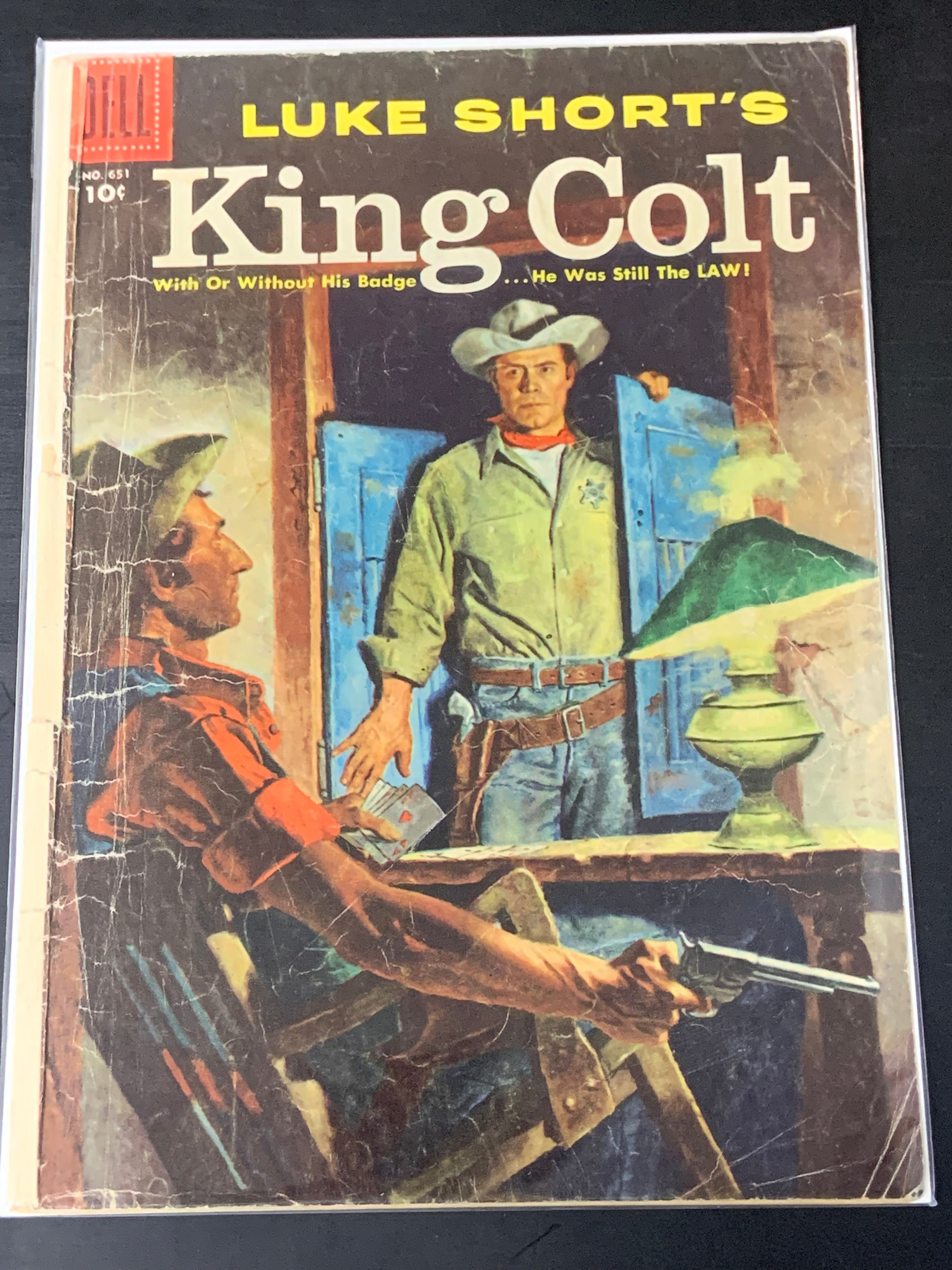 Luke Short's King Colt Dell Comics 1955 Golden Age