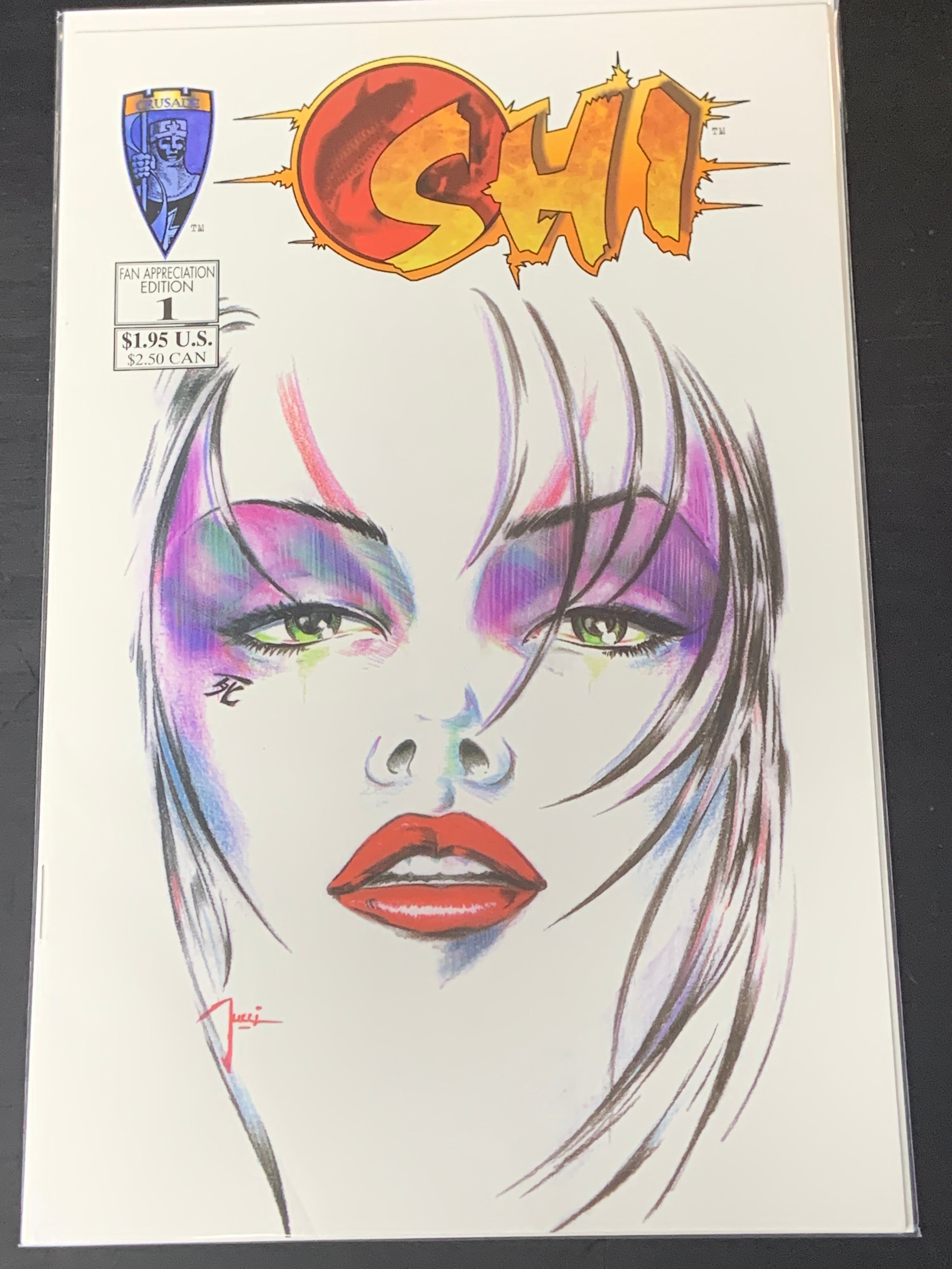 Shi 1 Crusade Comics 1995 Bill Tucci Fan Appreciation Edition