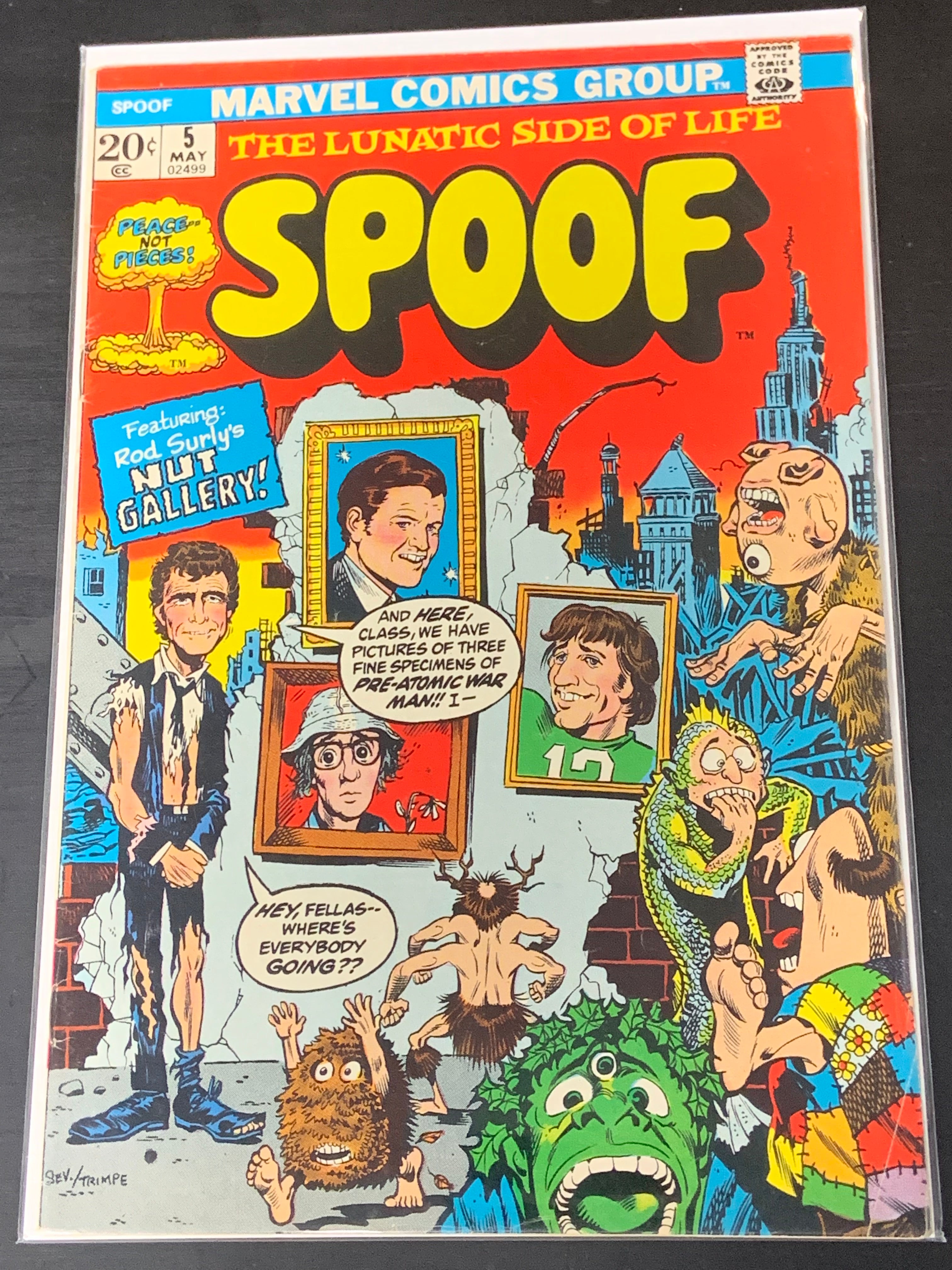 Spoof 5 Marvel 1973 Marie Severin & Herb Trimpe Cover, Parody Comic
