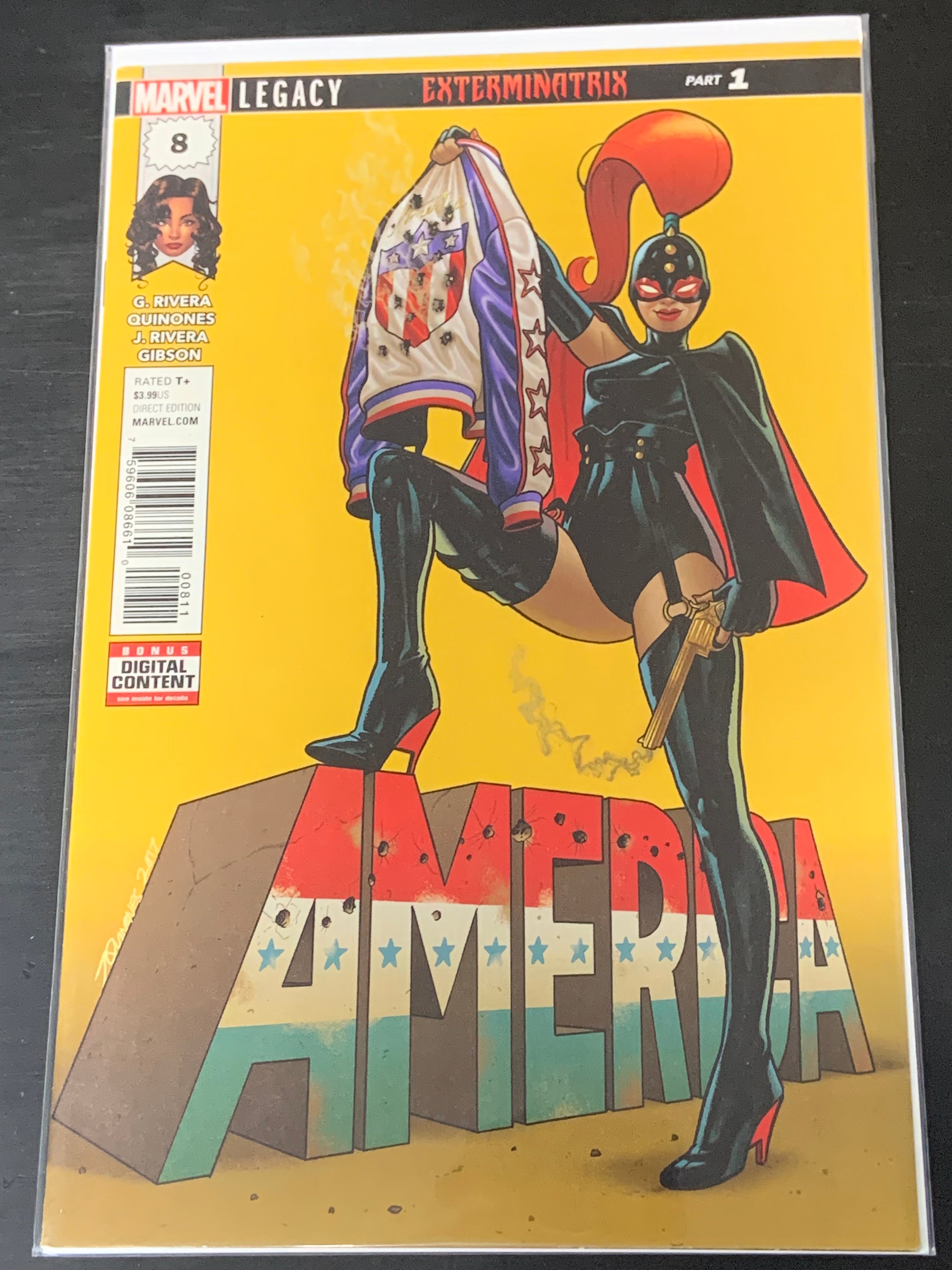 America 8 Marvel 2017 America Chavez 1st App of Exterminatrix