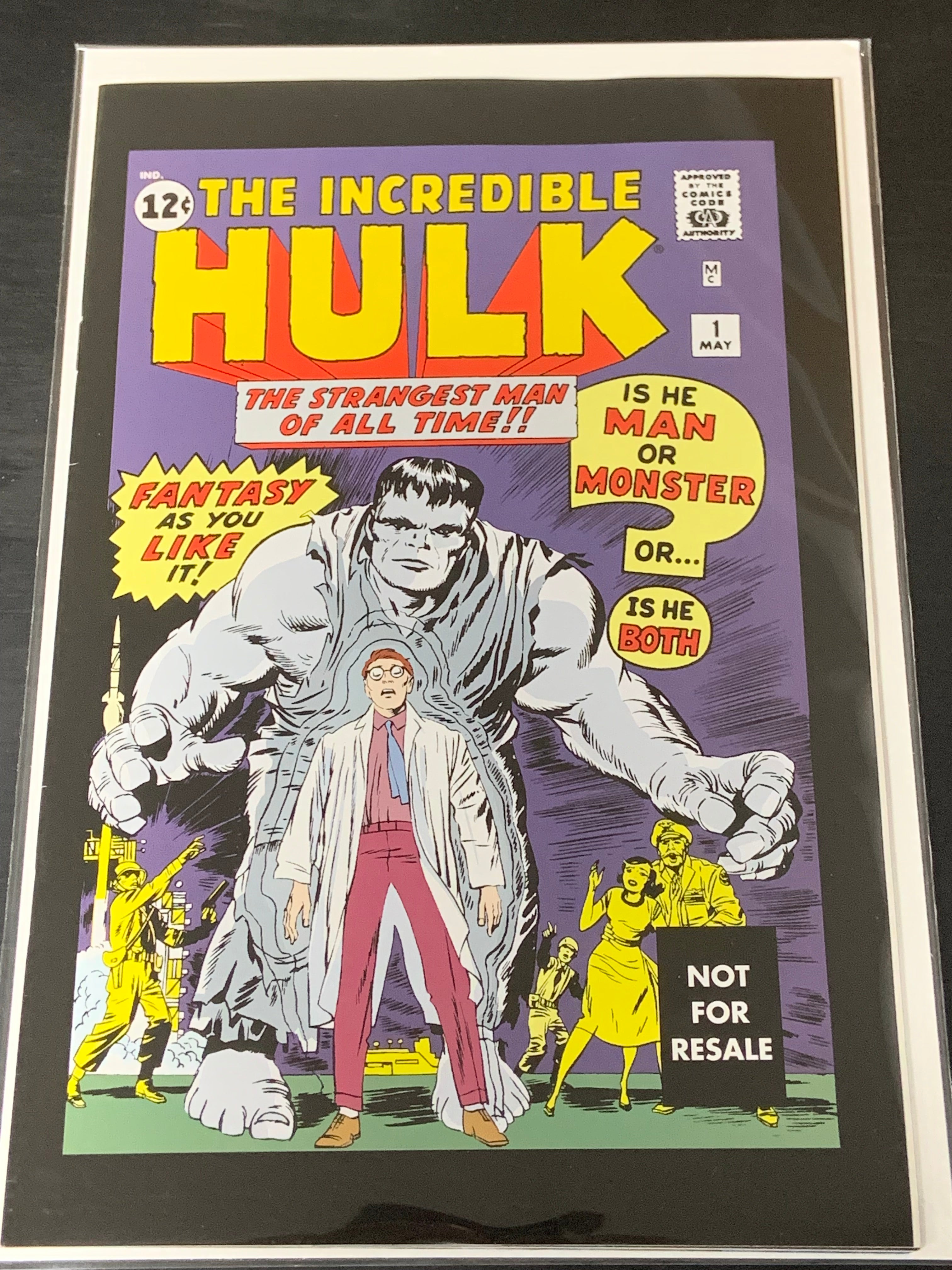 The Incredible Hulk 1 2004 Scarce Toy Biz Facsimile Reprint