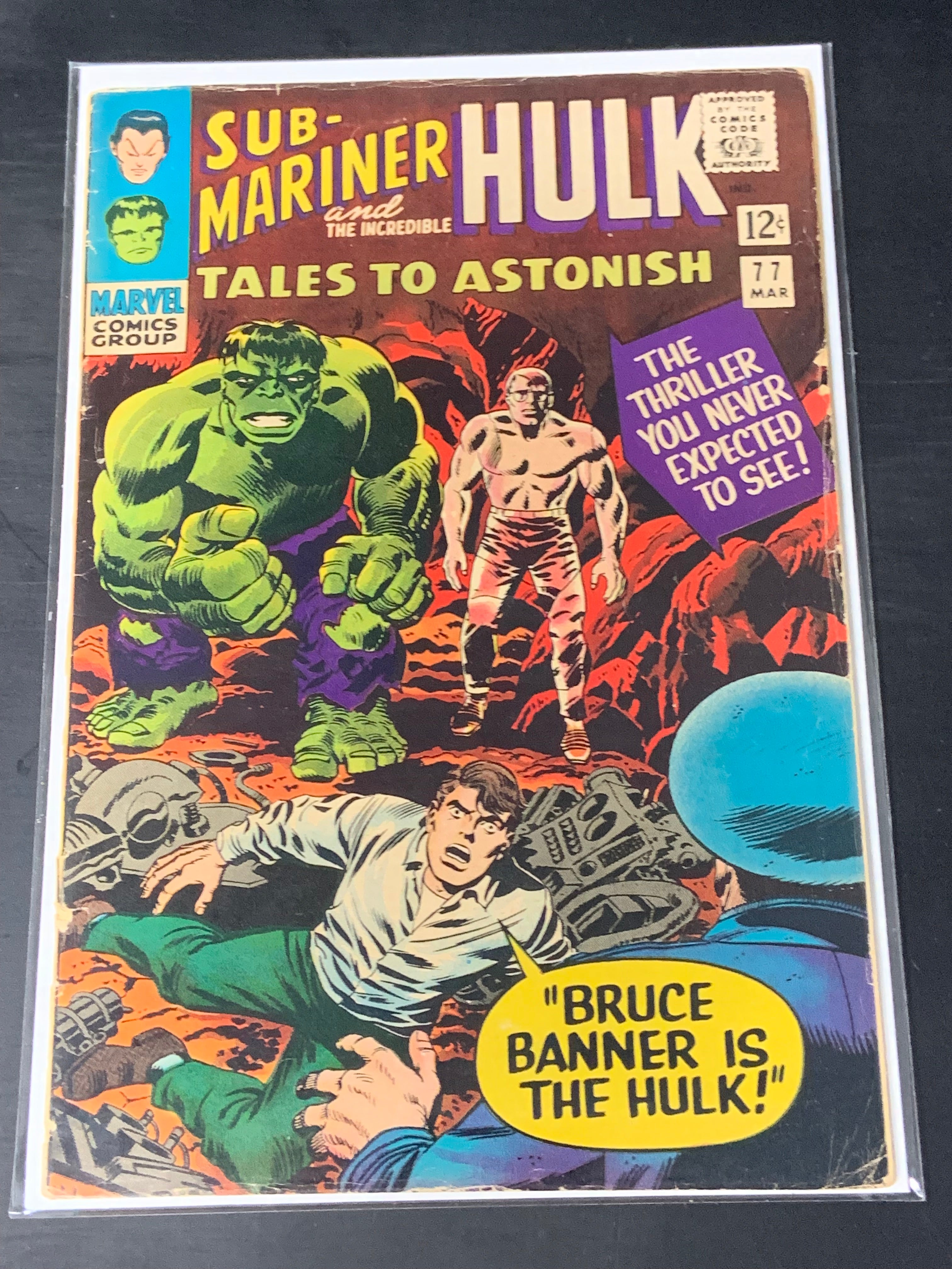 Tales to Astonish 77 Marvel 1966 1st App of Behemoth, 1st Imperious Rex