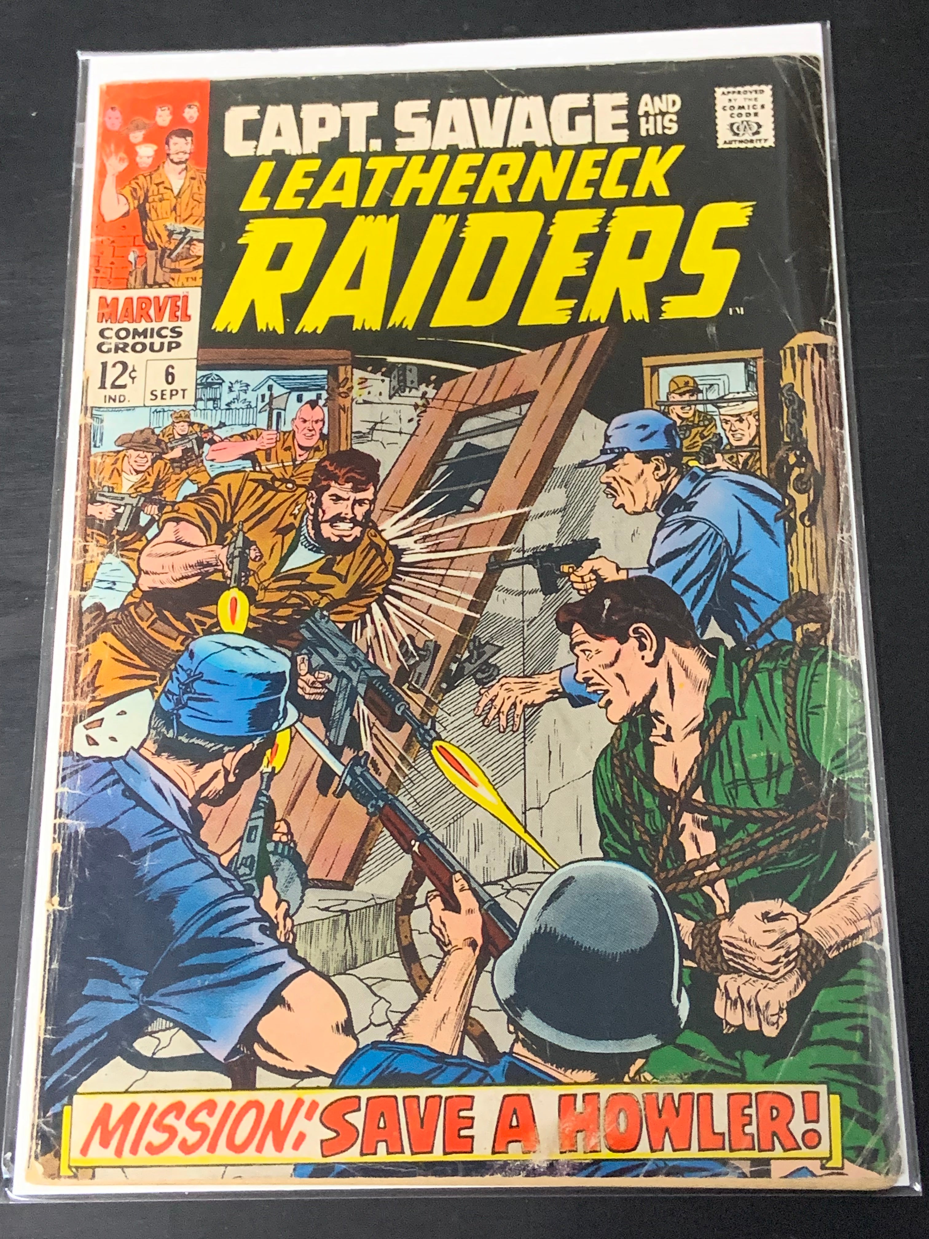 Capt. Savage and his Leatherneck Raiders 6 Marvel 1968 Silver Age