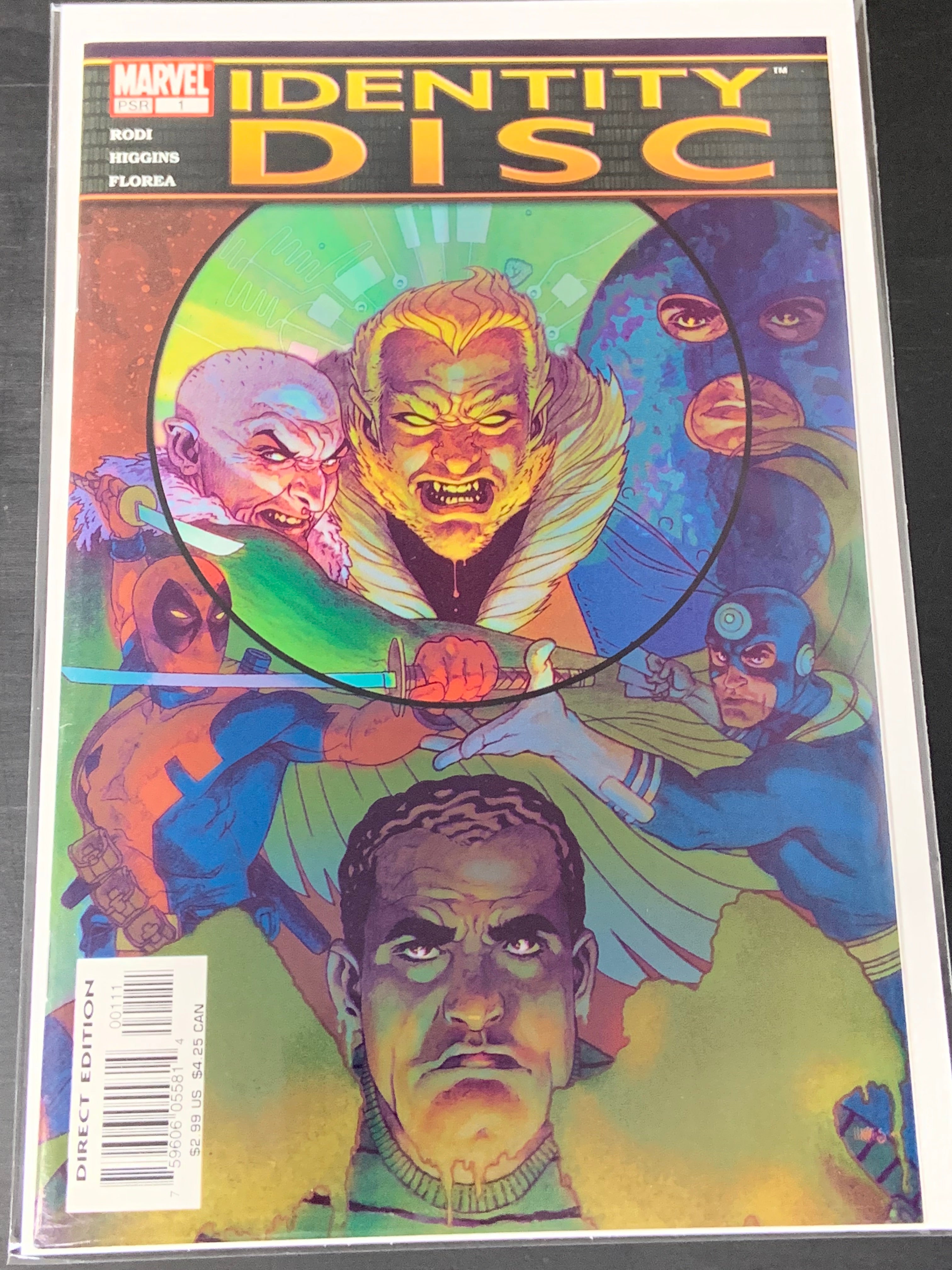 Identity Disc 1-5 Marvel 2004 Full Set of 5 1st App of The Vulture's Daughter