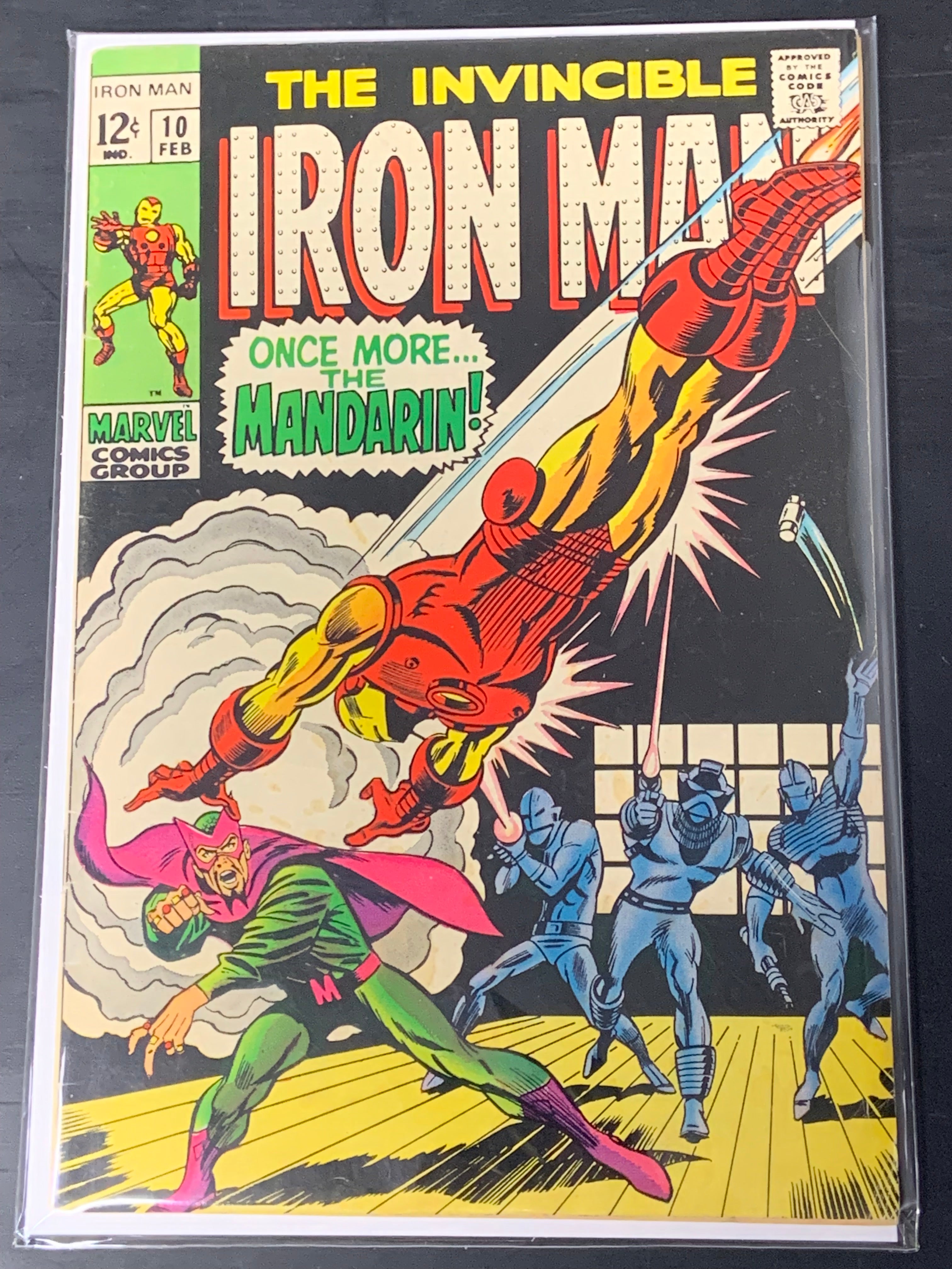 Iron Man 10 Marvel 1969 Silver Age, Mandarin App