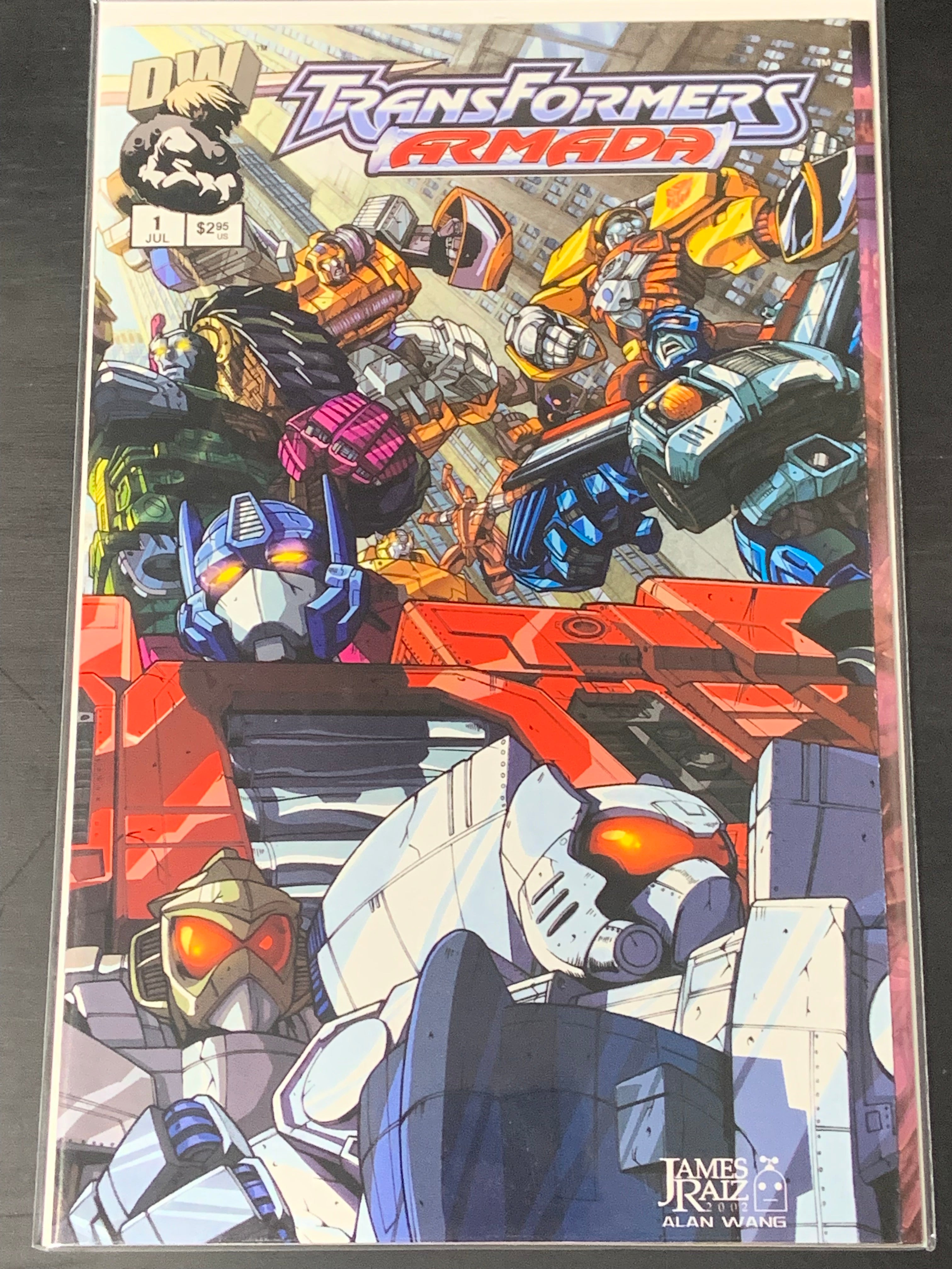 Transformers Armada 1 DW 2002 Gatefold Wraparound Cover