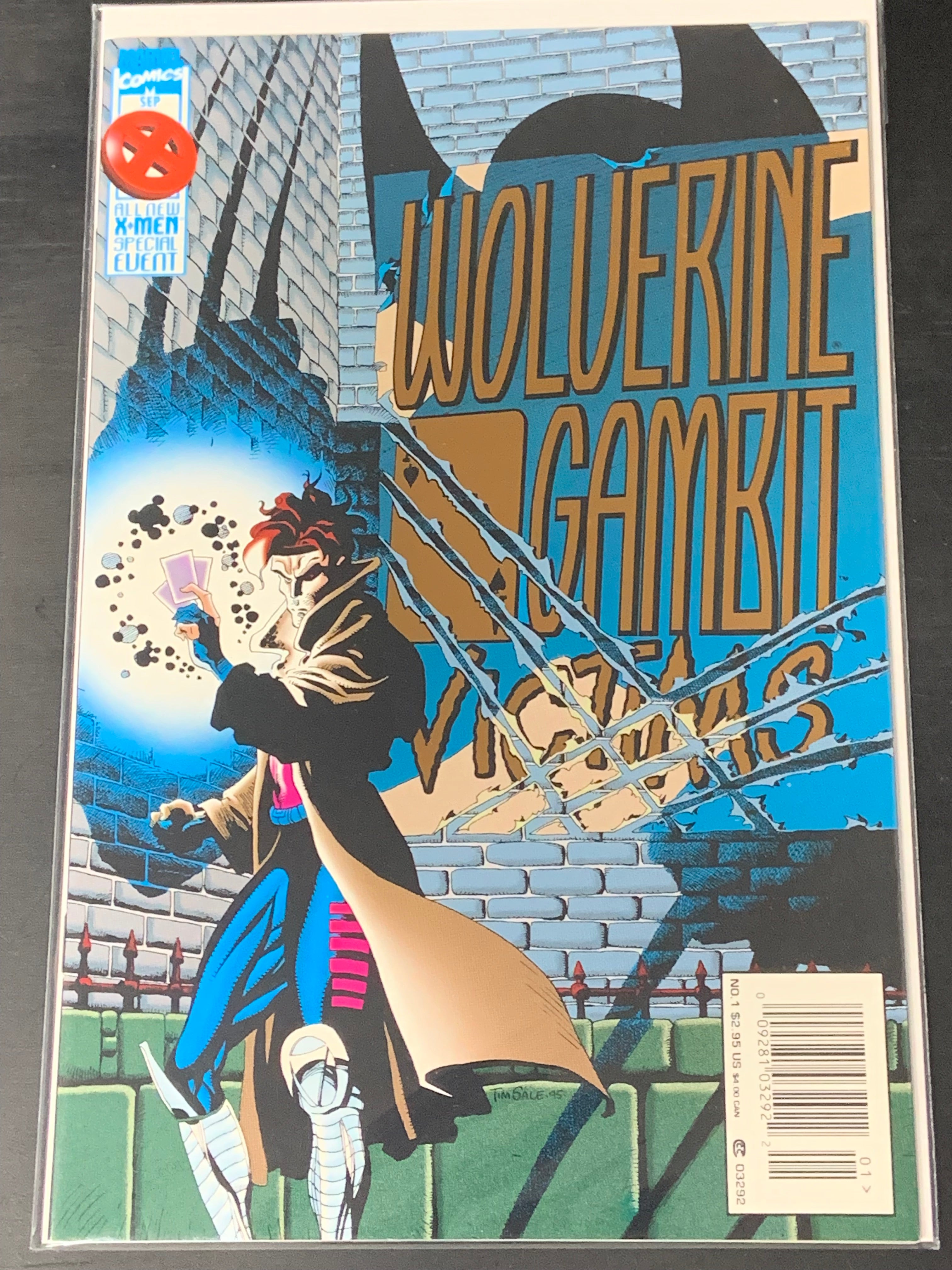 Wolverine Gambit Victims 1 Marvel 1995 Scarce Newsstand