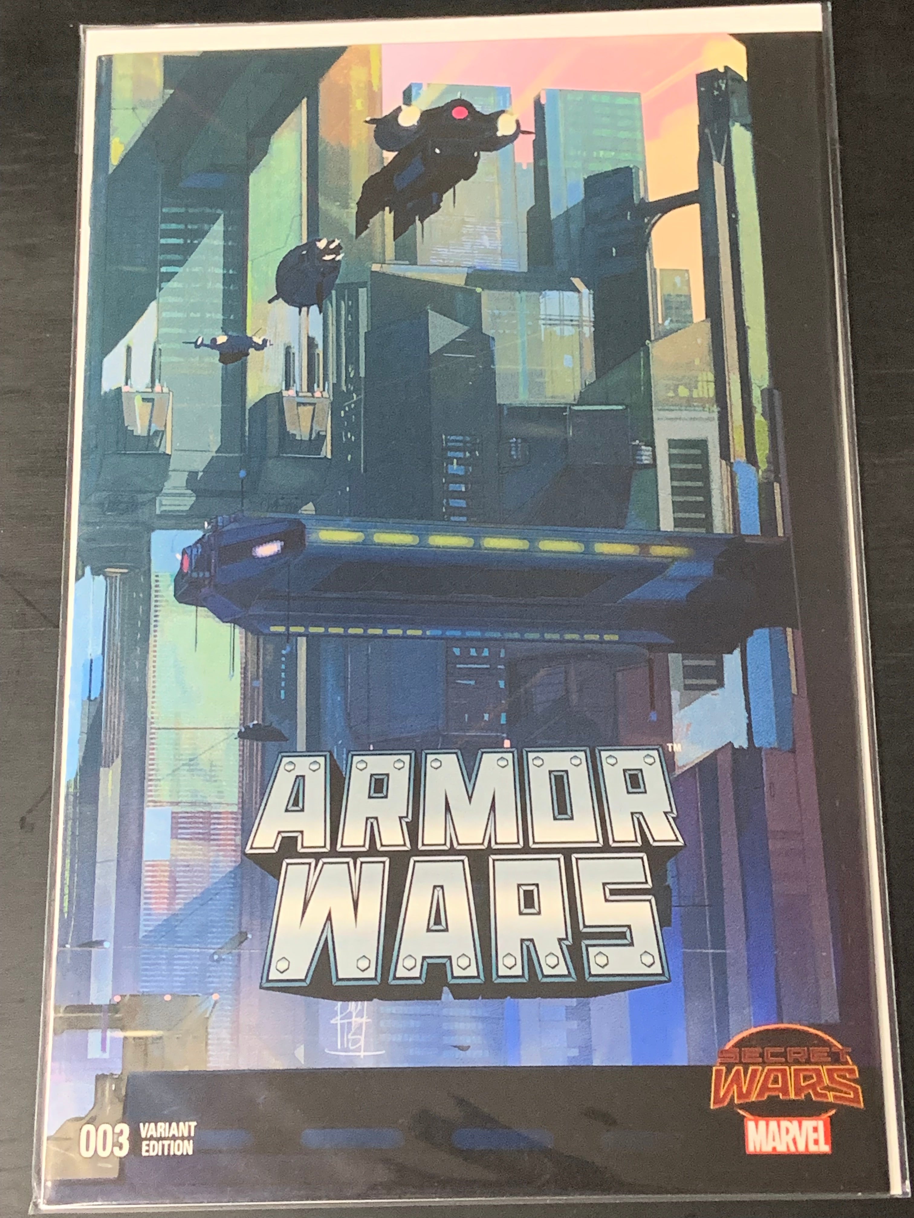 Armor Wars 3 Marvel 2015 1:10 Wraparound Variant