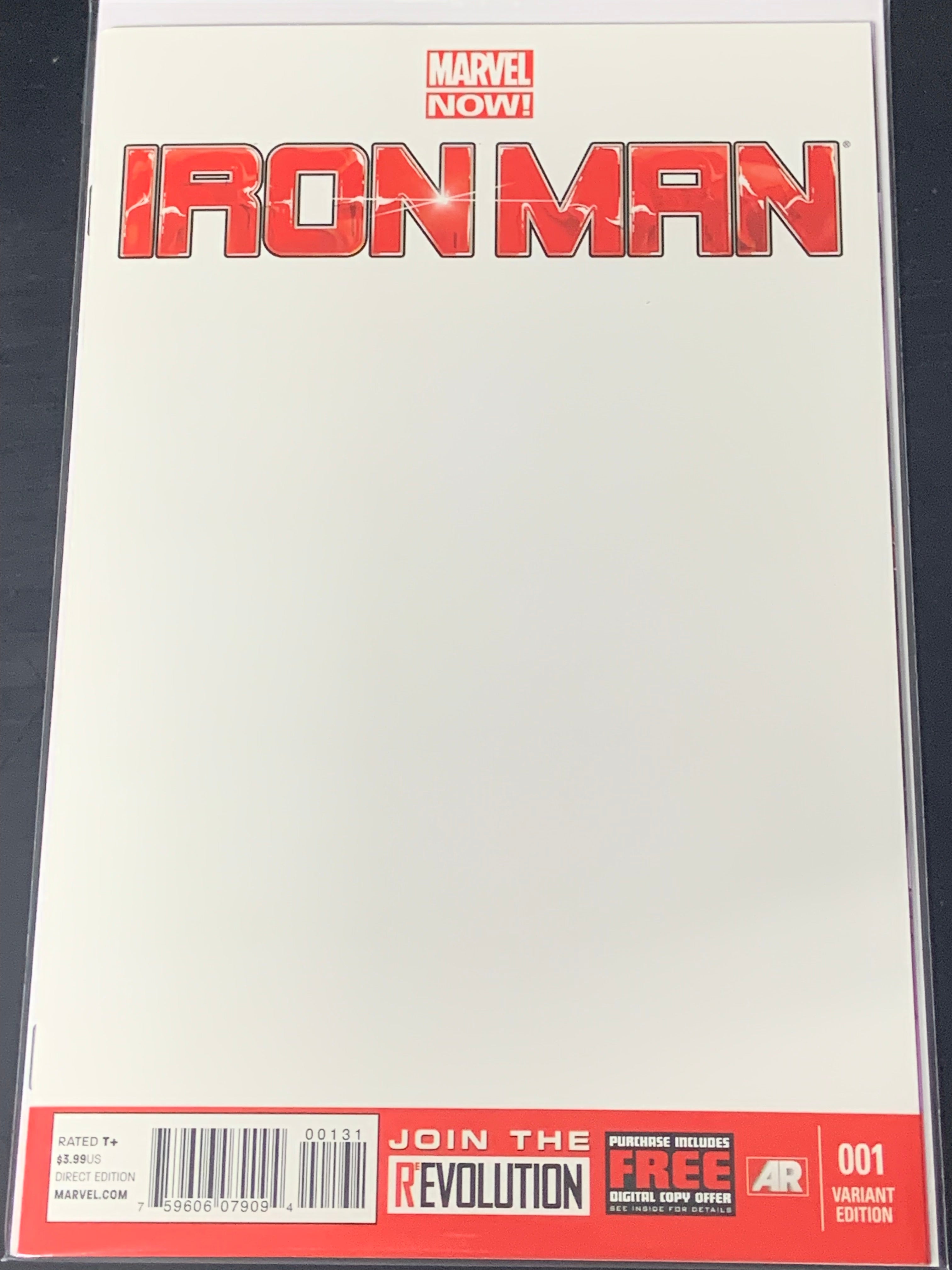 Iron Man 1 Marvel 2015 Blank Sketch Variant