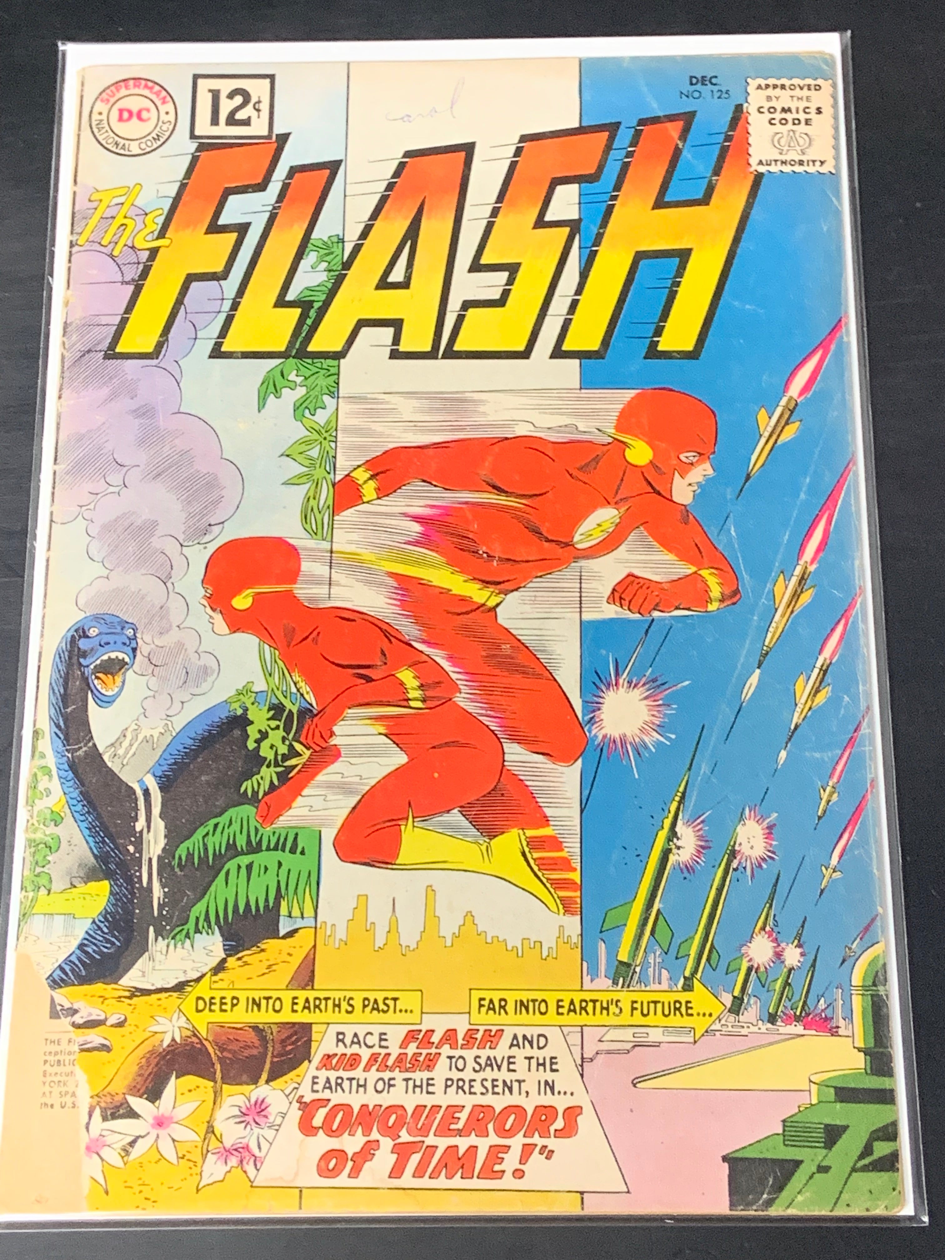 The Flash 125 DC 1961 1st App of the Cosmic Treadmill