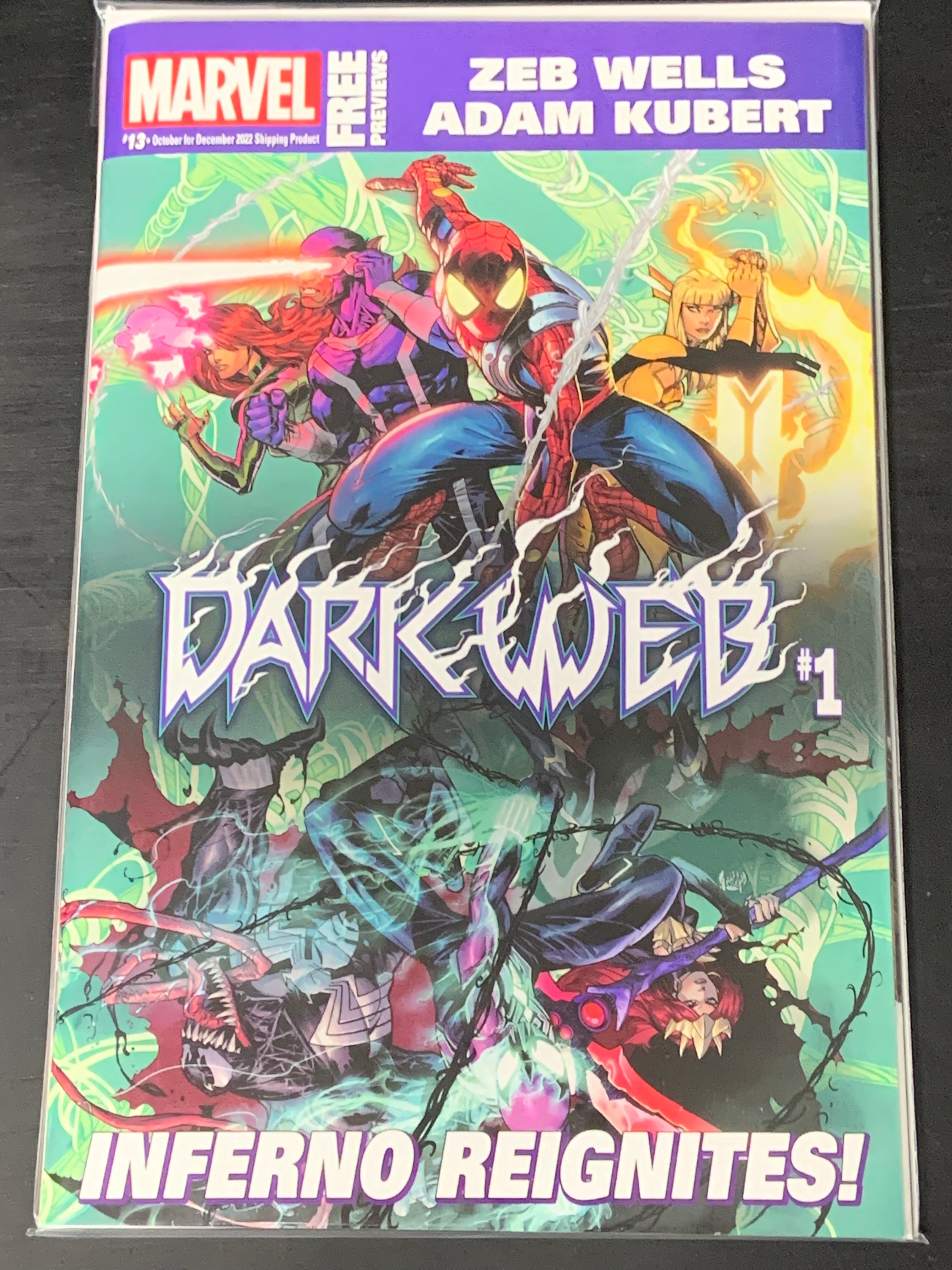 Marvel Previews #13 2022 Darkweb #1