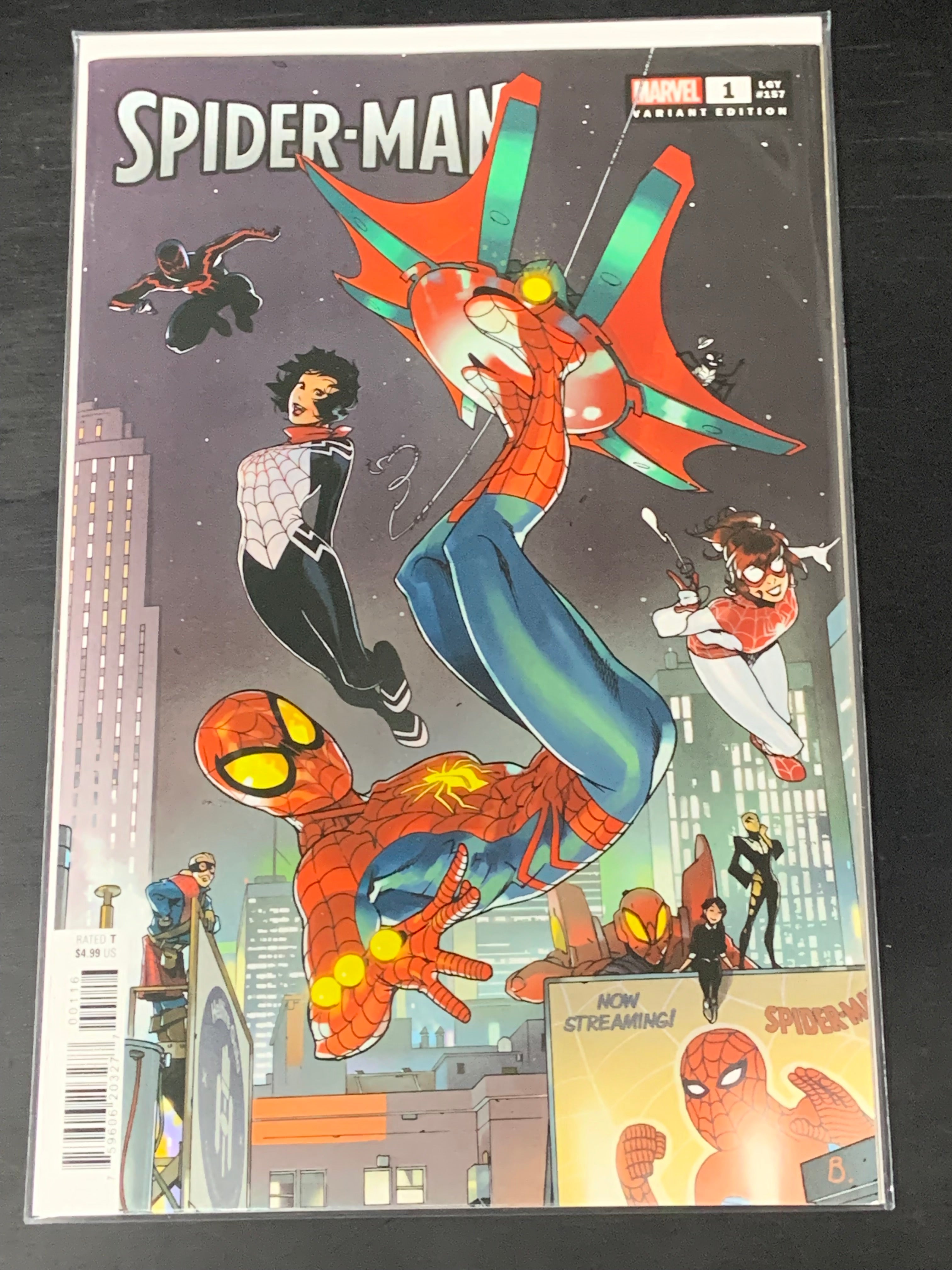 Spider-Man 1 Marvel 2022 Connecting Variant, 1st App + Cover