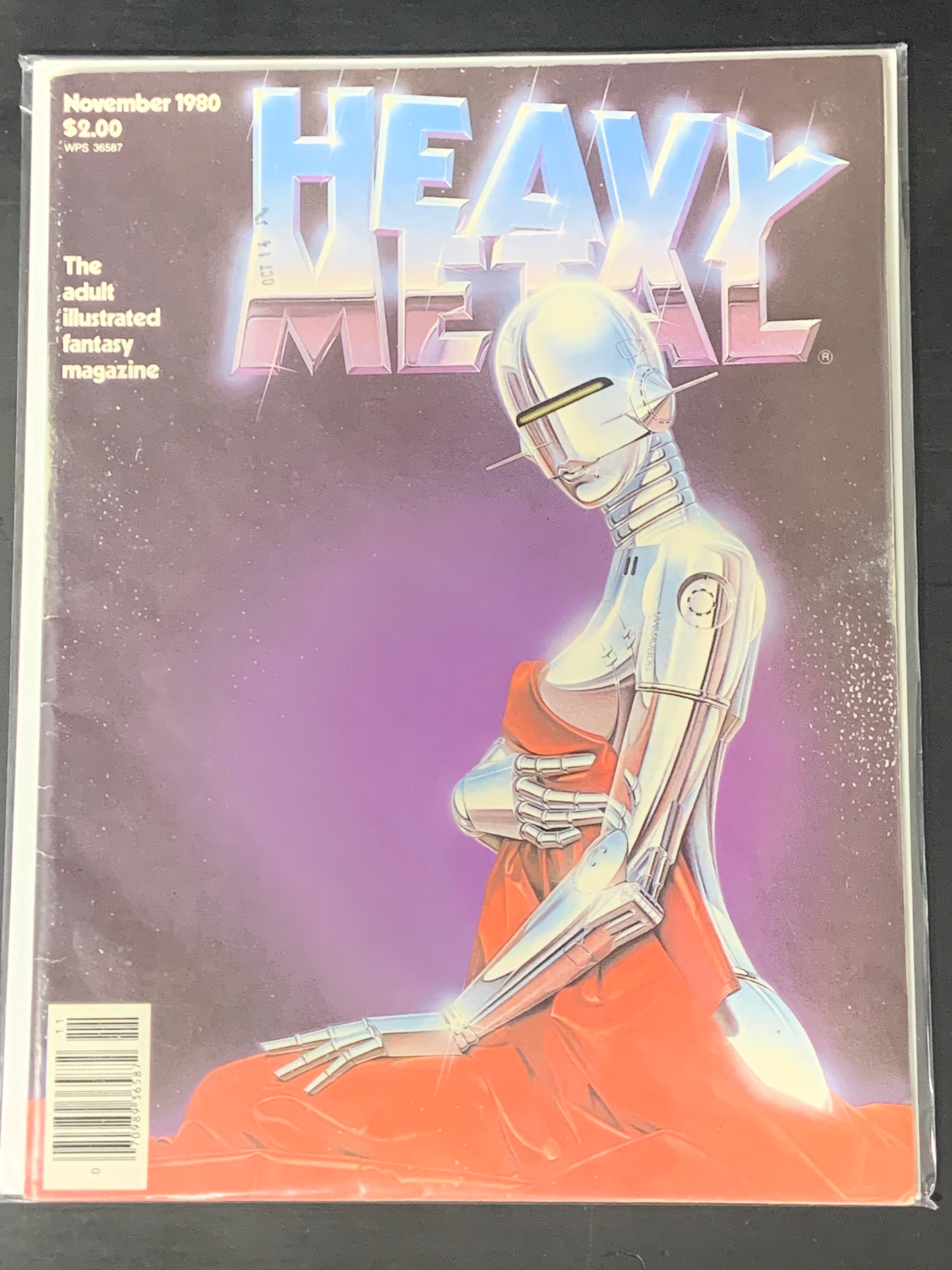 Heavy Metal Magazine November 1980 Kaluta & Moebius