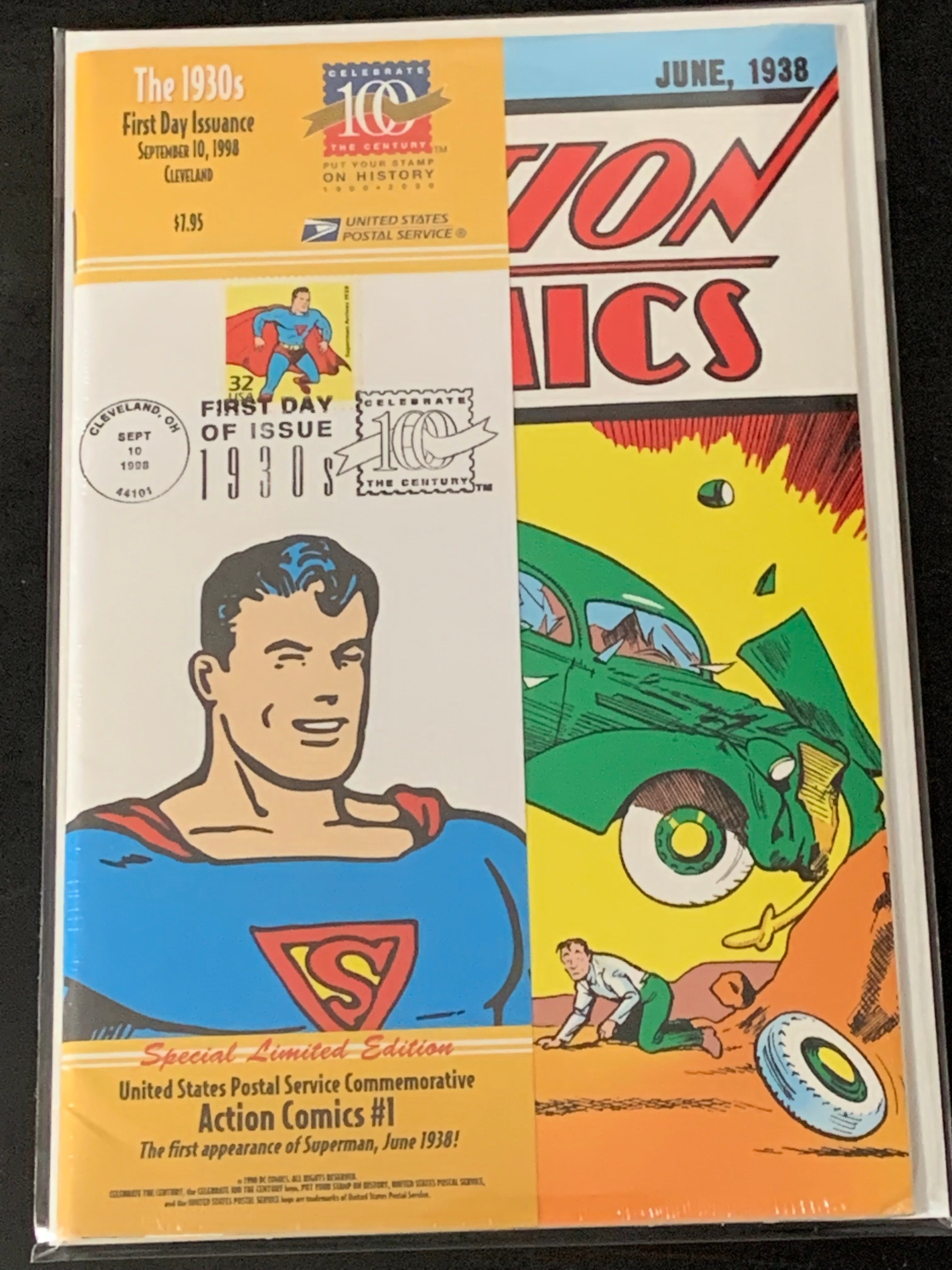 Action Comics 1 1998 Scarce USPS Reprint - Sealed!