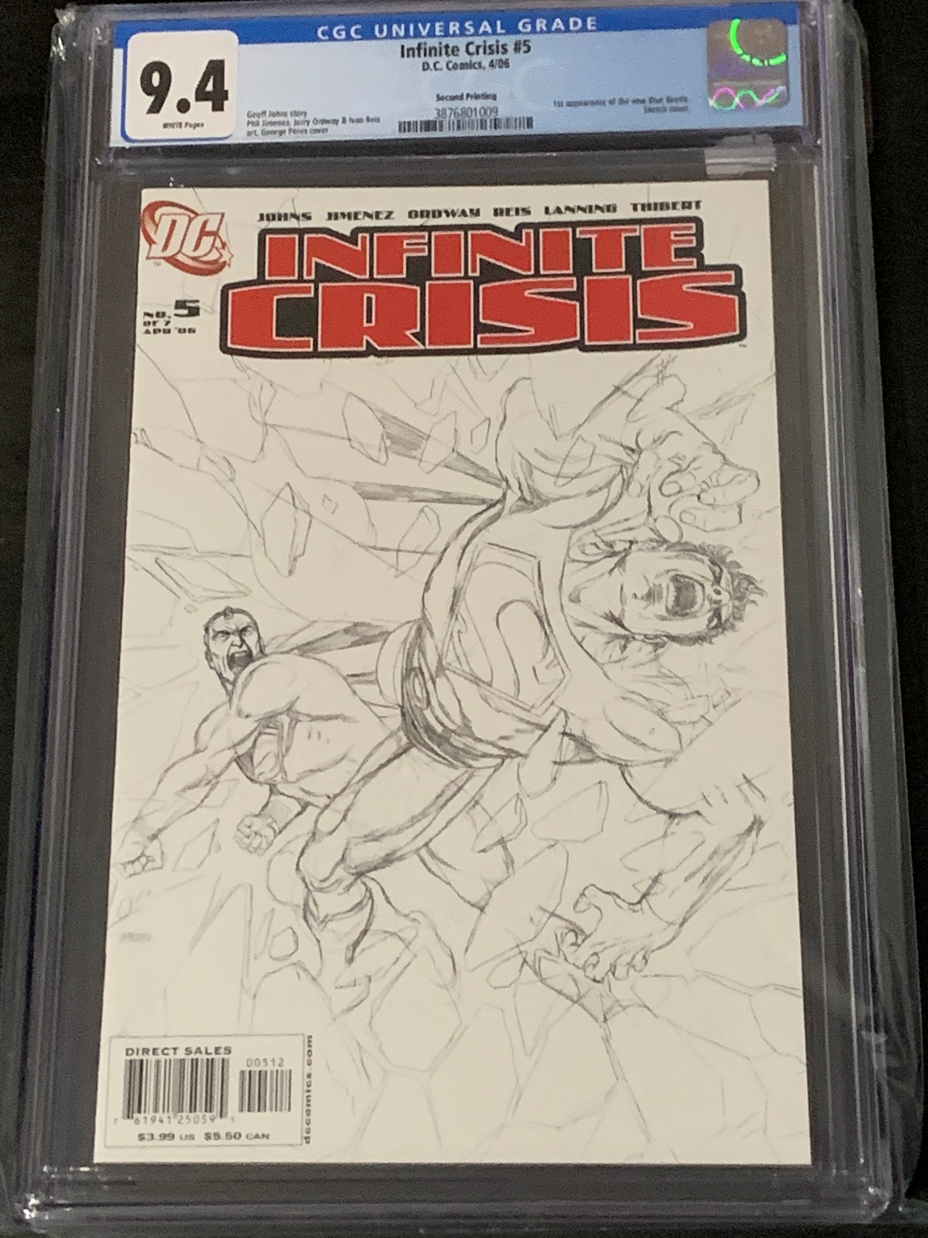 Infinite Crisis 5 CGC 9.4 1st app of Jamie Reyes - Blue Beetle