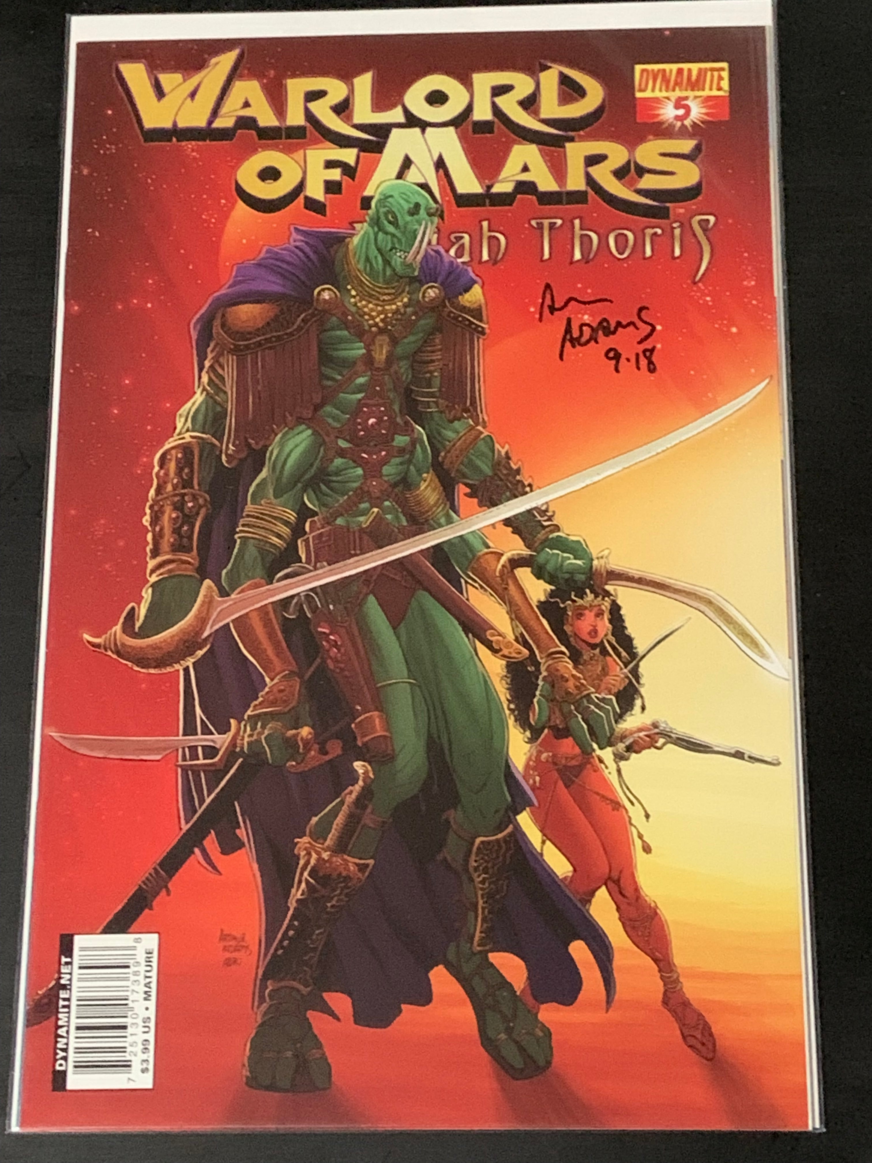 Warlord of Mars Dejah Thoris 5 2011 Signed by Art Adams!