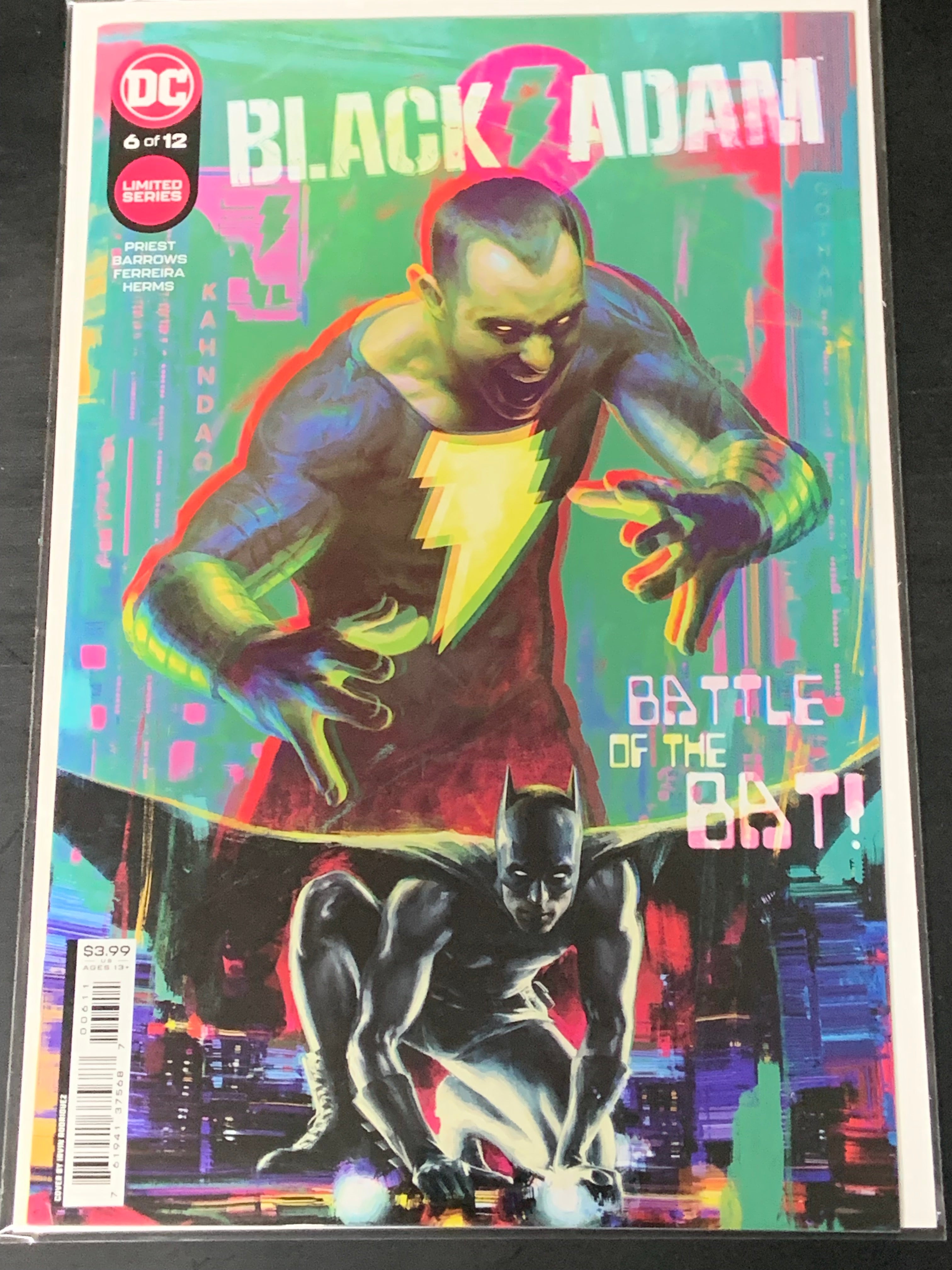 Black Adam 6 DC 2022 Batman vs White Adam