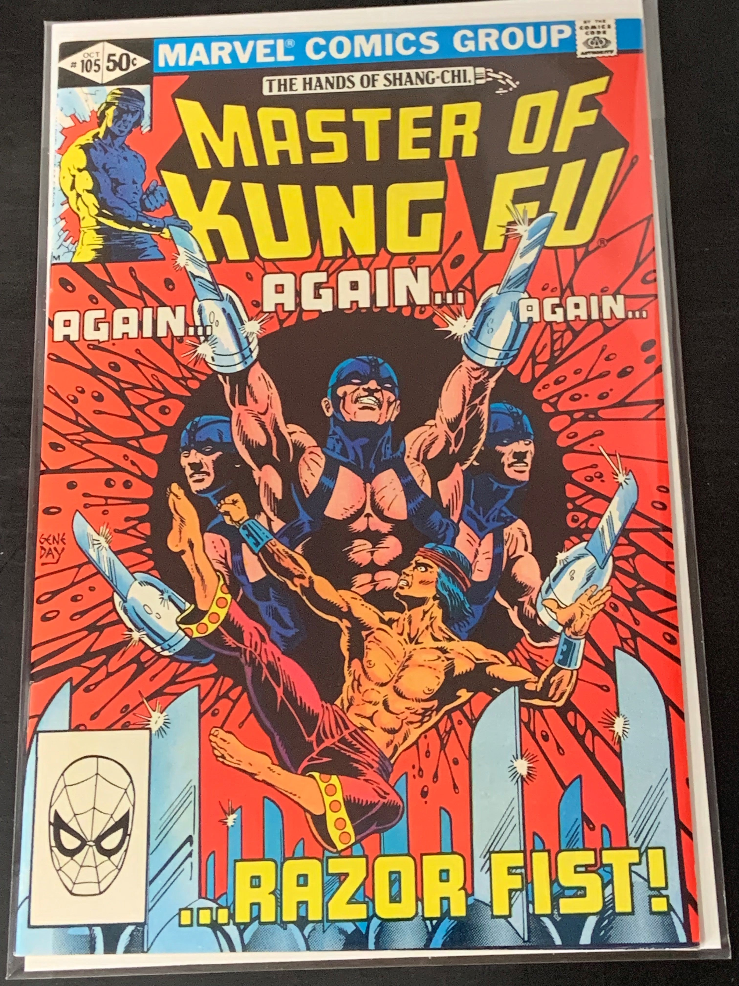 Master of Kung Fu 105 Marvel 1981 1st app of the 2nd and 3rd Razorfist!