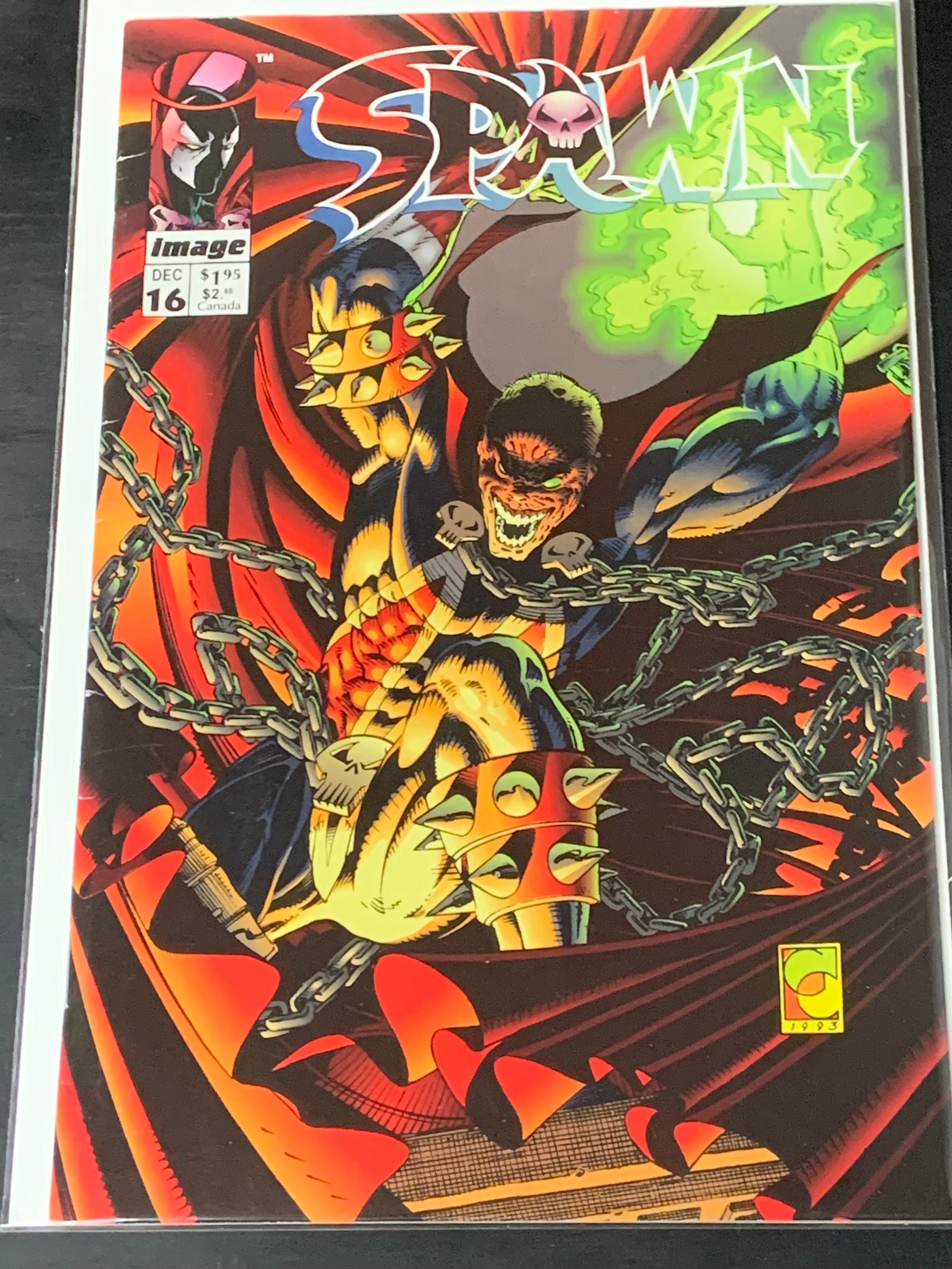 Spawn 16 Image 1993 1st Capullo Art on Spawn, 1st Anti-Spawn & Major Vale