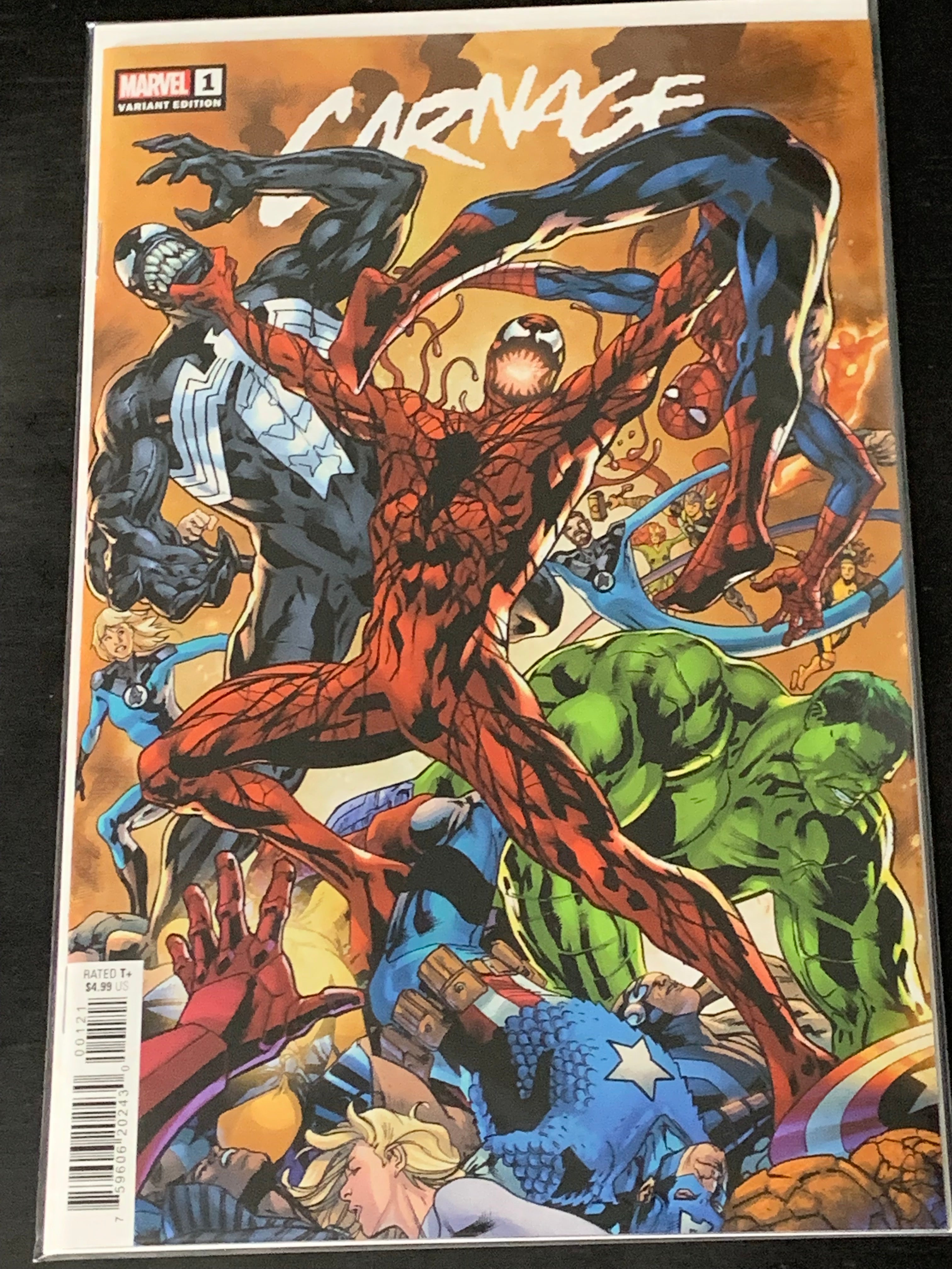 Carnage 1 Marvel 2022 Bryan Hitch Variant!