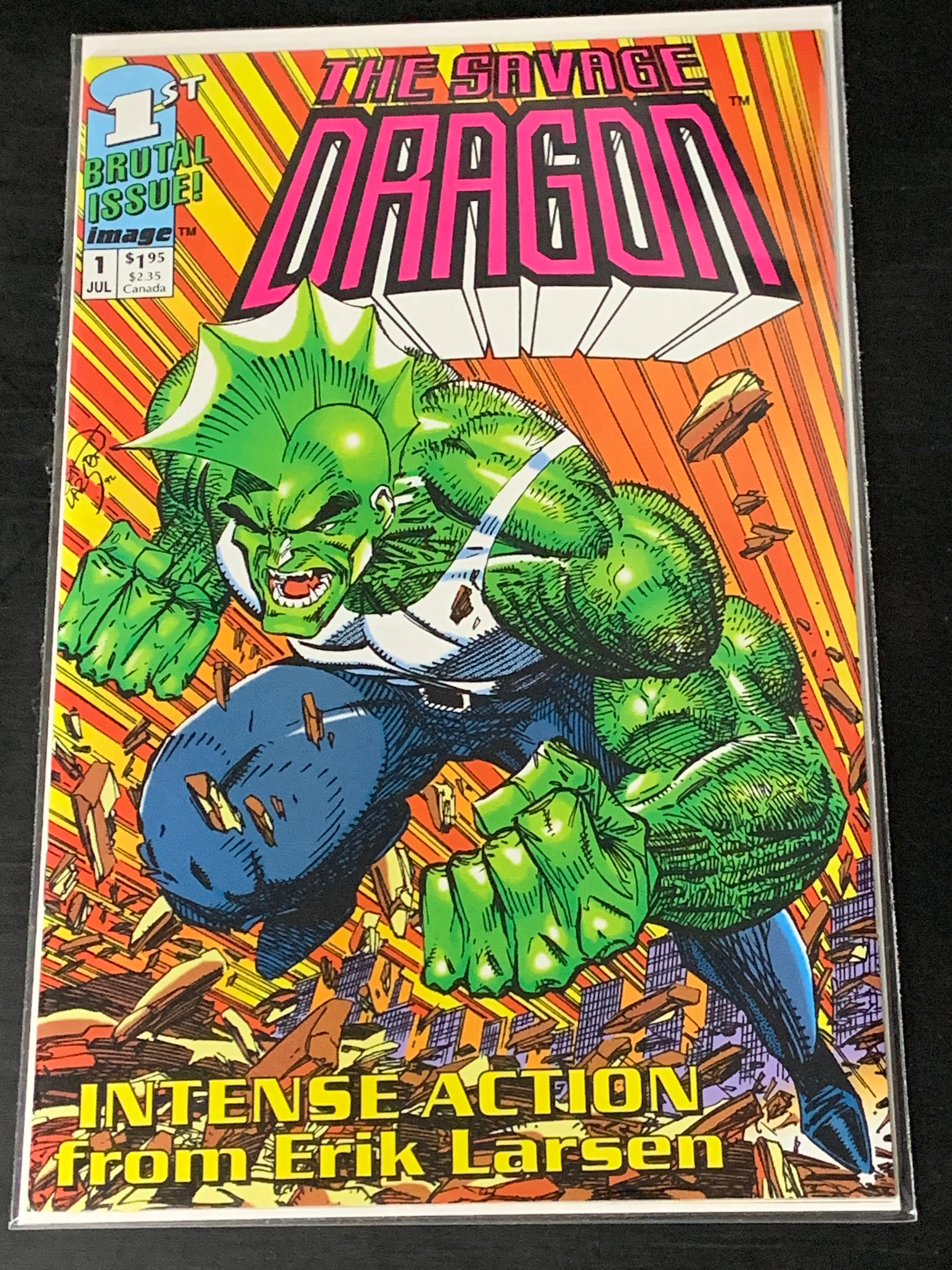 The Savage Dragon 1 Image 1992 1st Savage Dragon - Green