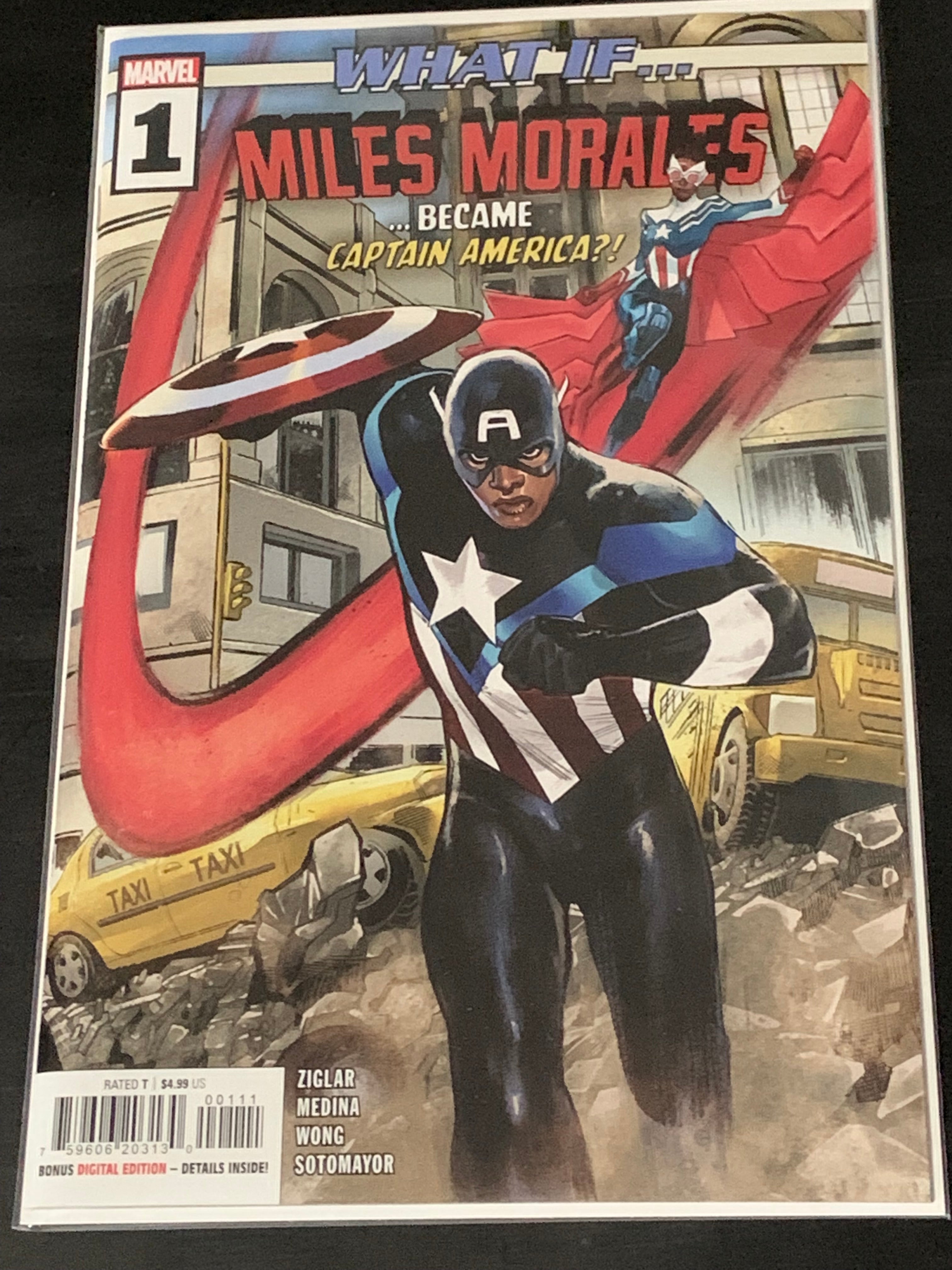 What If Miles Morales 1 Marvel 2022 1st Miles as Cap