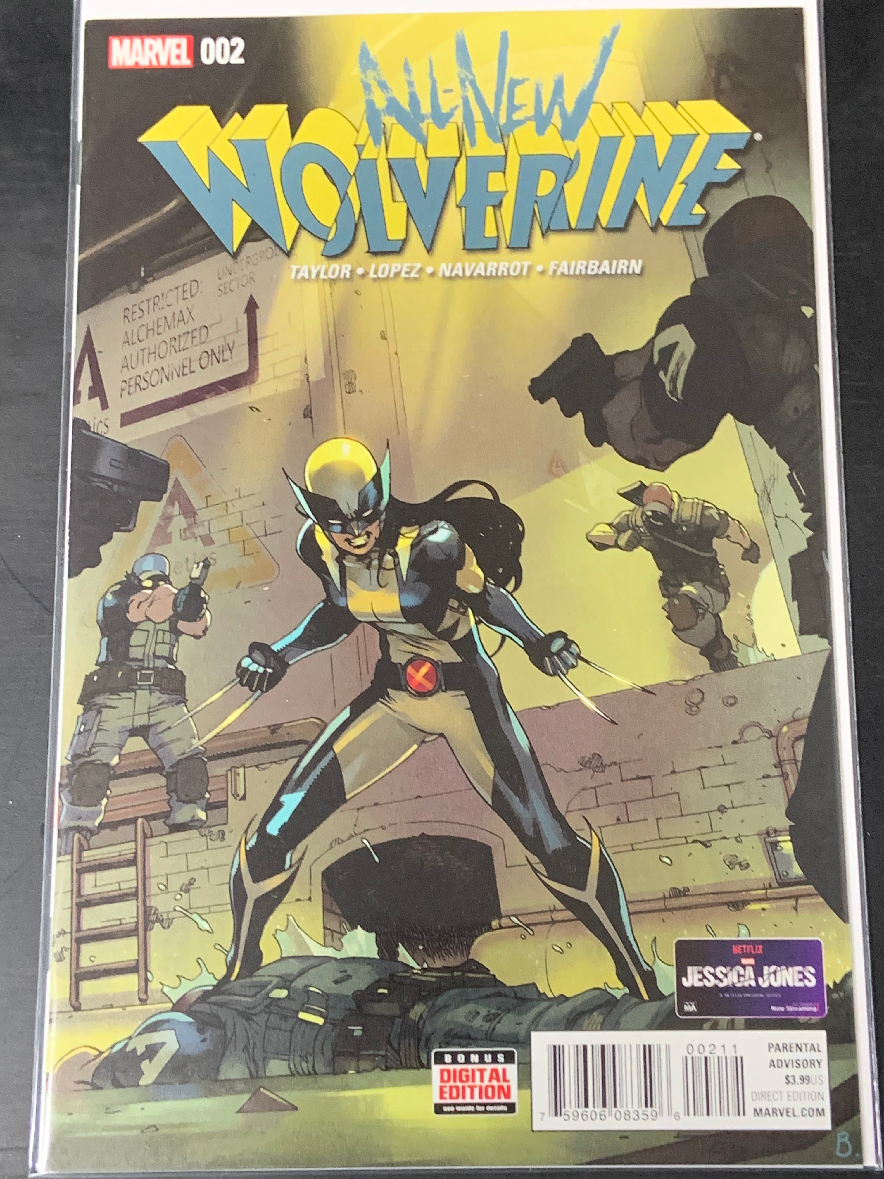 All-New Wolverine 2 Marvel 2016 1st App of Gabby "Honey Badger"