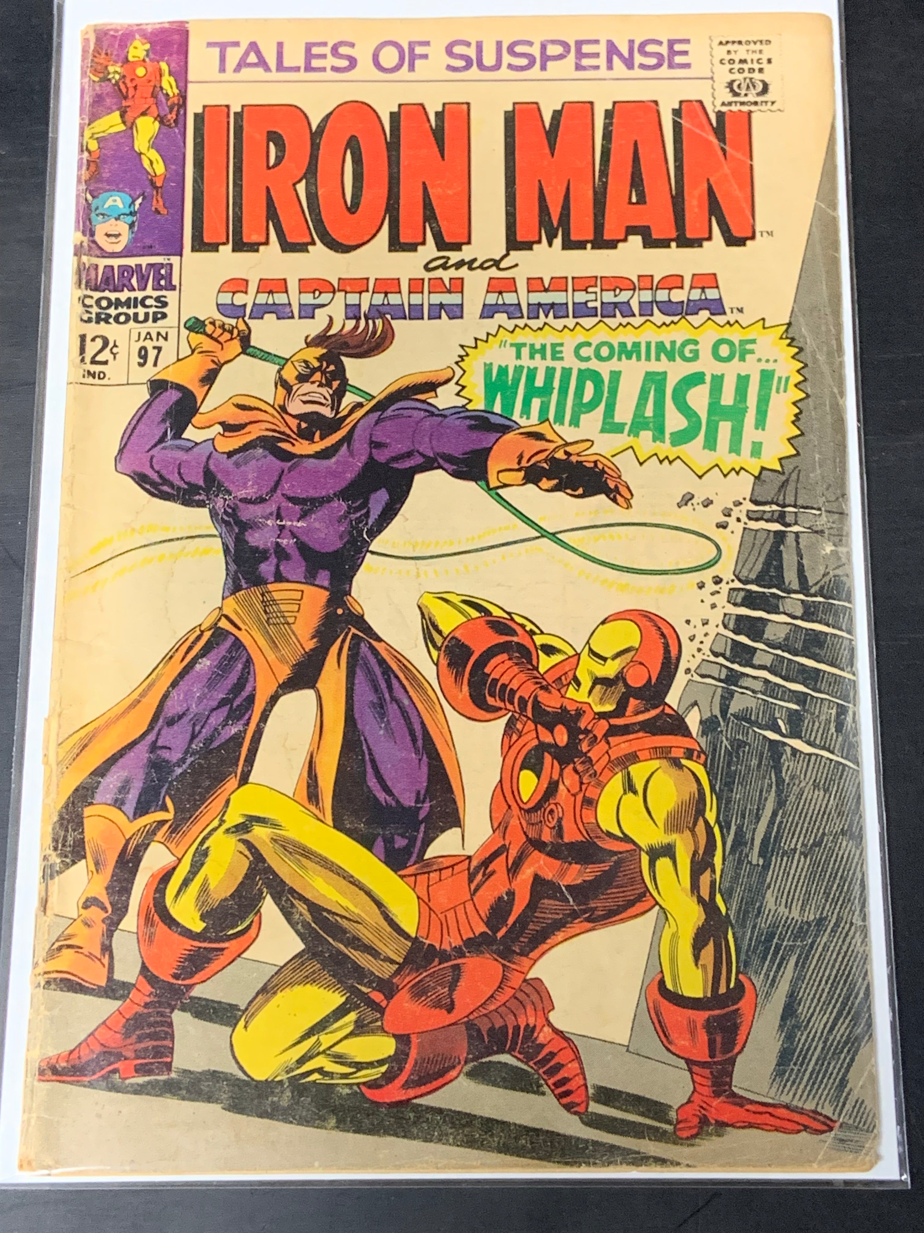 Tales of Suspense 97 Marvel 29168, 1st App of Whiplash & Cameo of Madame Masque