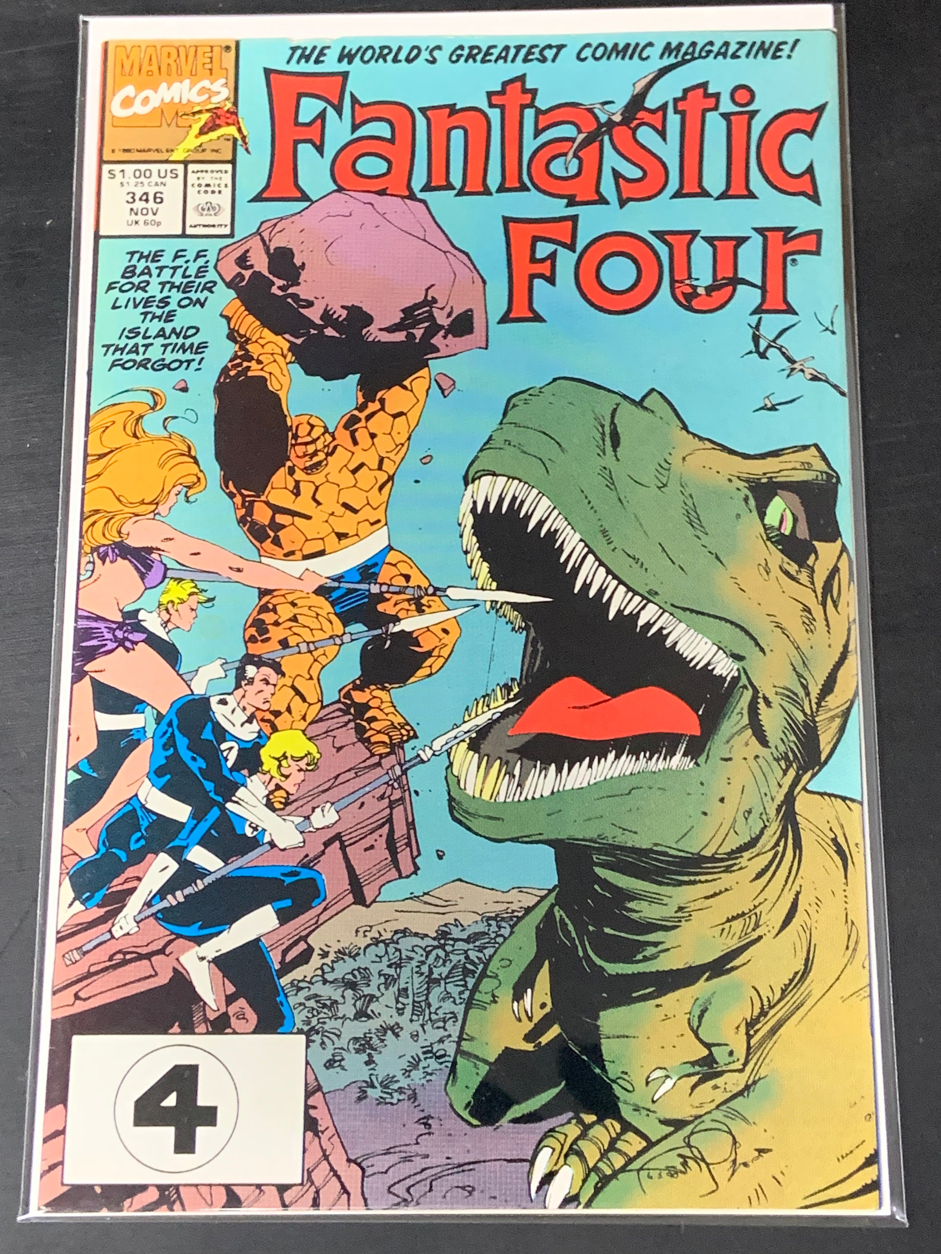 Fantastic Four 346 Marvel 1990 1st Cameo app of the TVA