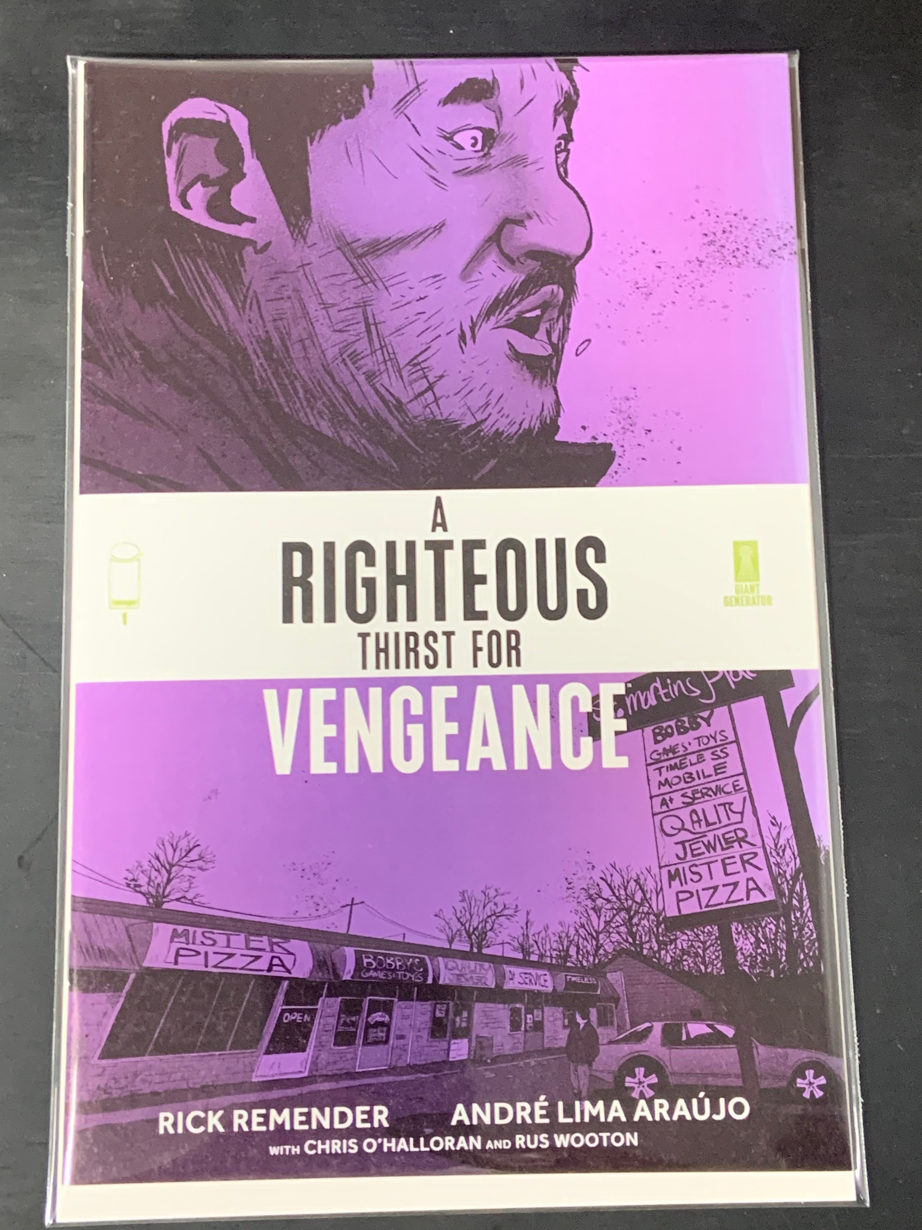 A Righteous Thirst for Vengeance 1 Image 2021 1:10 Variant