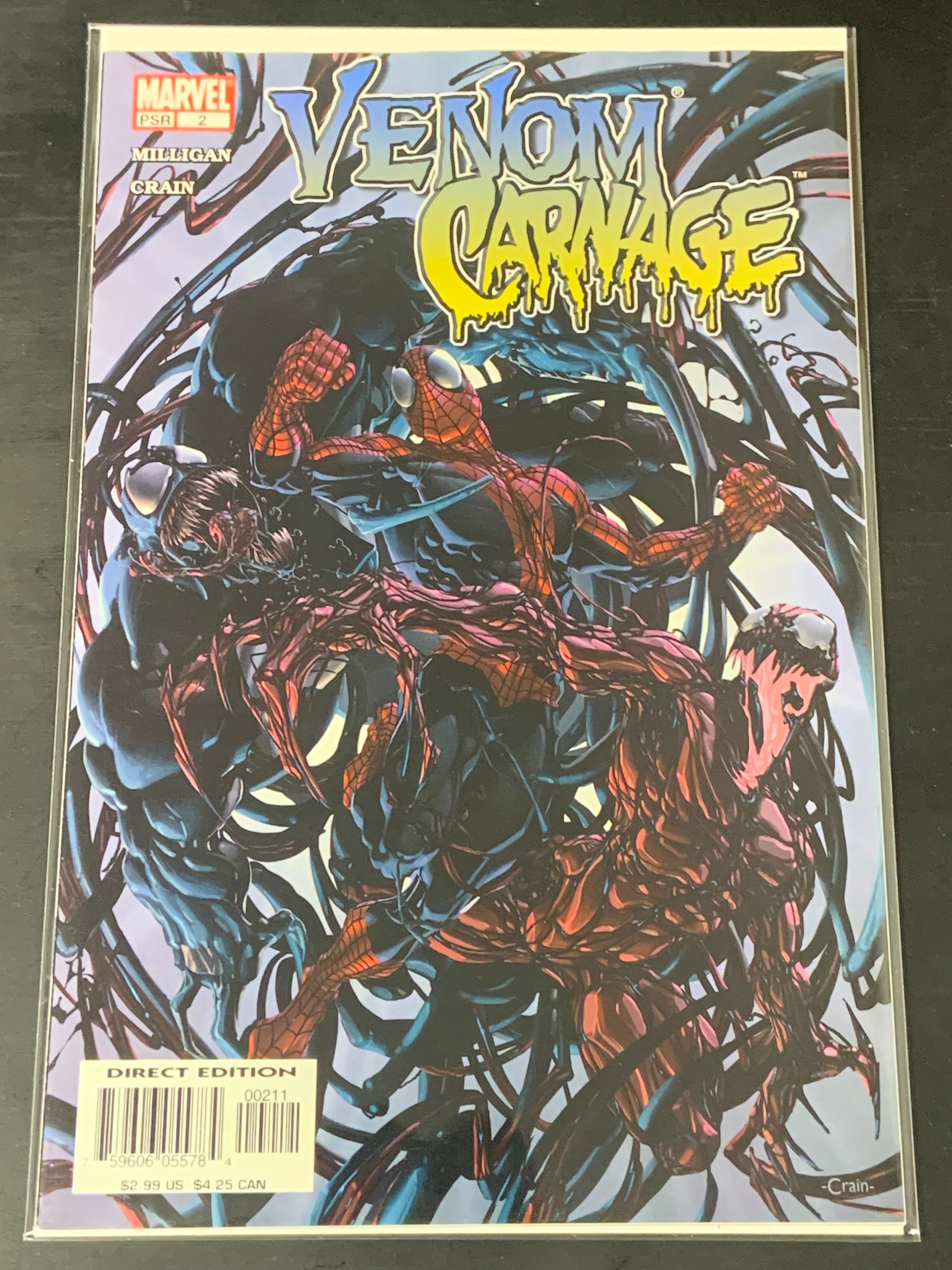 Venom vs Carnage 2 Marvel 2004 1st App of Toxin