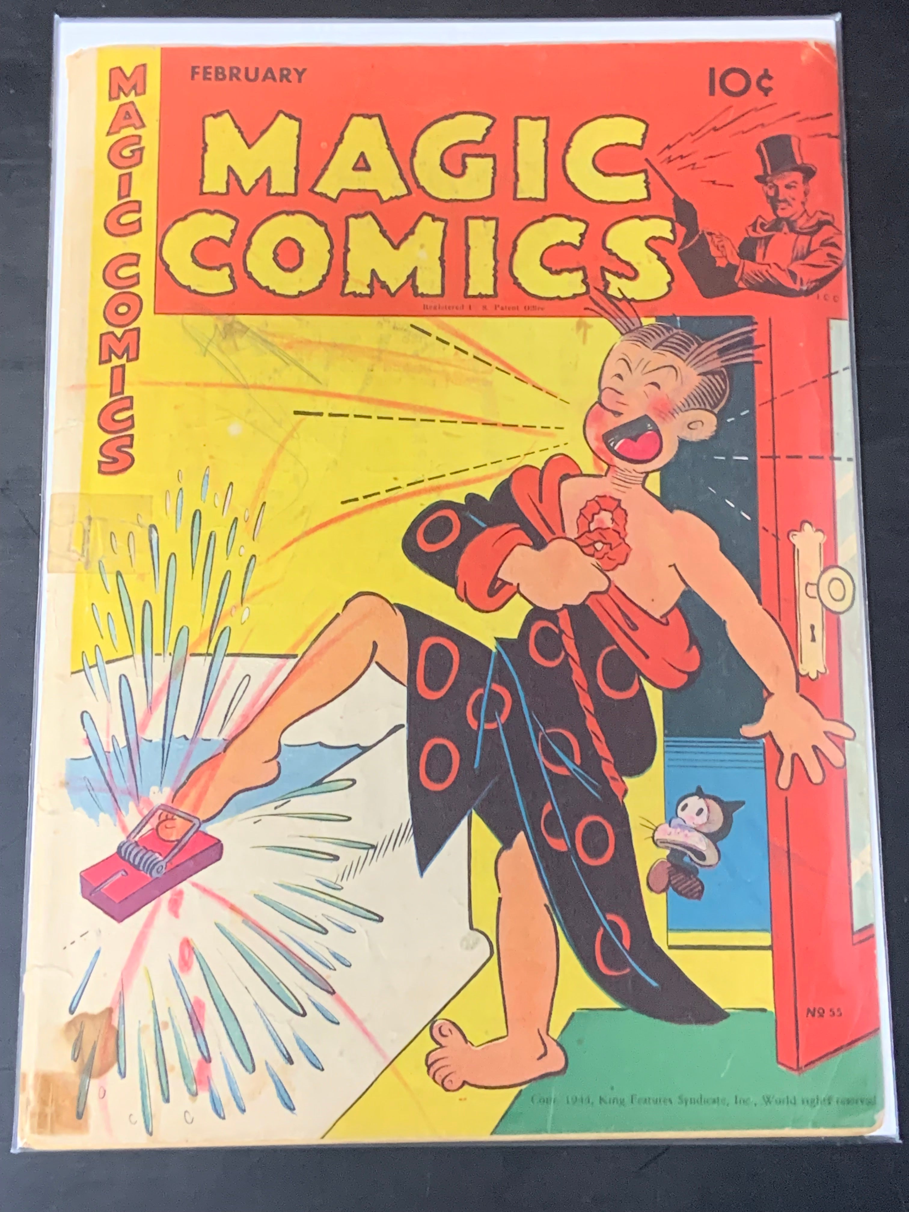 Magic Comics 55 February 1944 Very Scarce WWII Comic, Dagwood, Blondie, Popeye