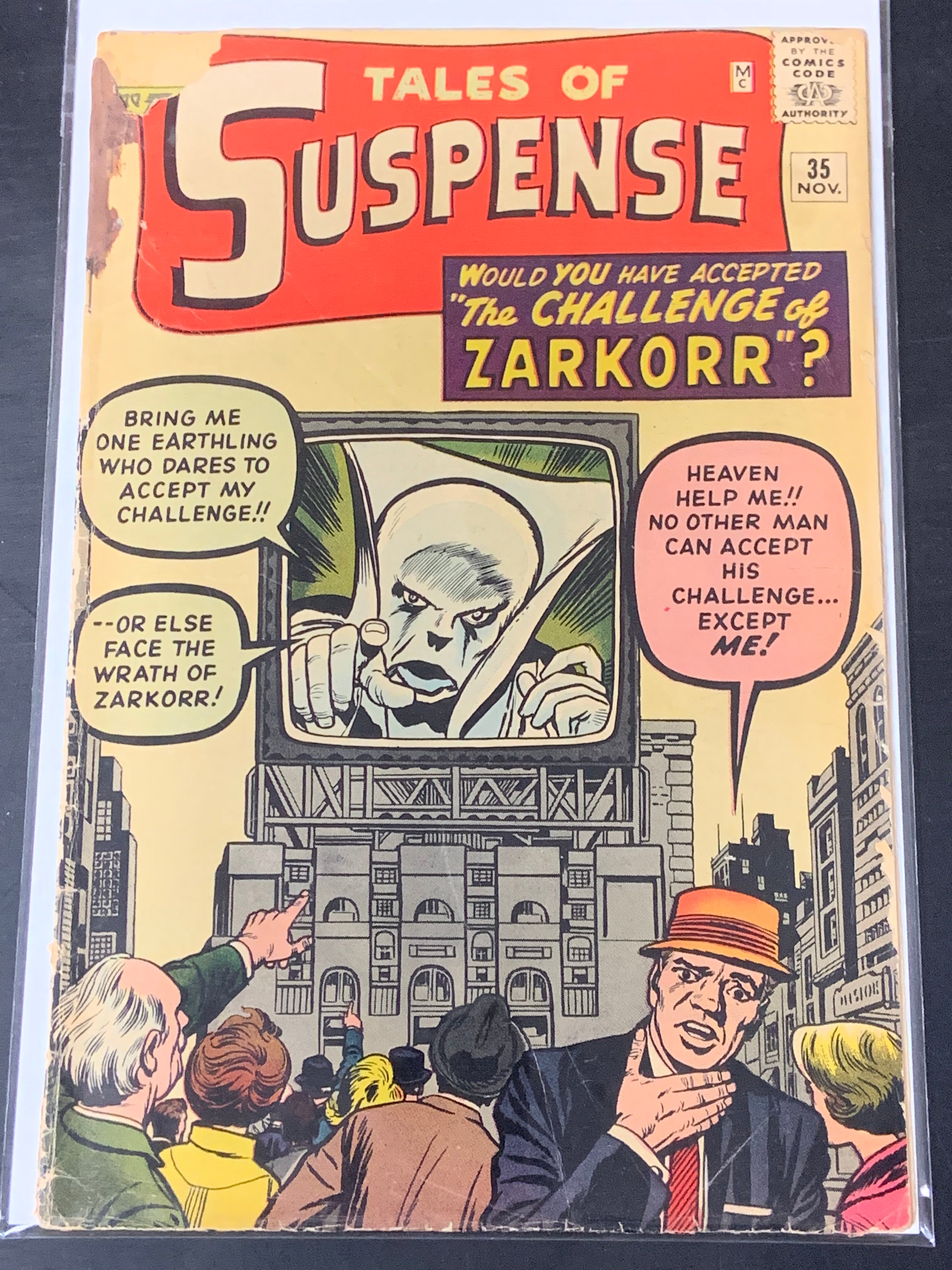 Tales of Suspense 35 Marvel 1962 1st App of Zarkorr, Protoype of The Watcher