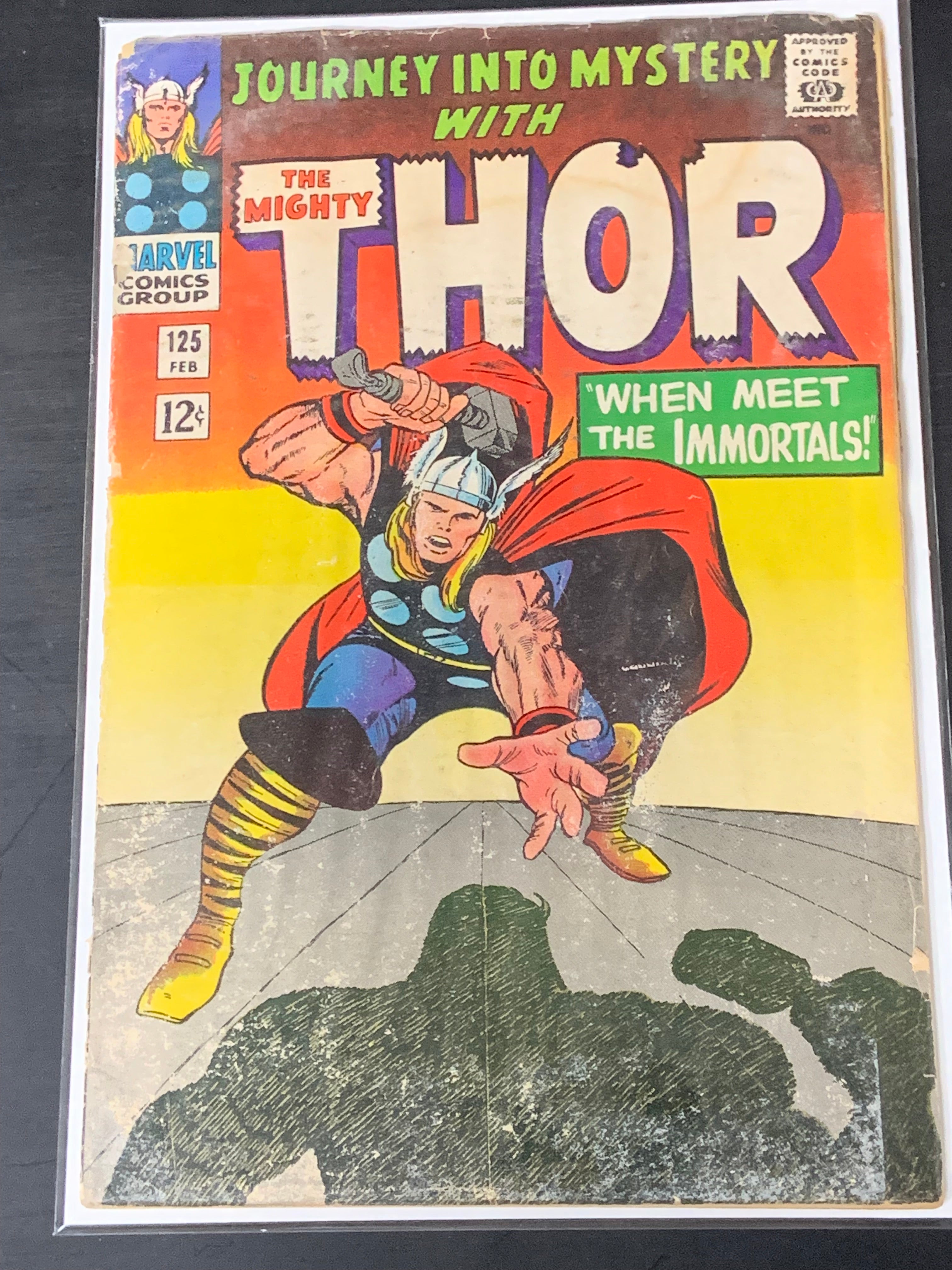 Journey Into Mystery 125 Marvel 1966 Final Issue, 3rd App of Hercules