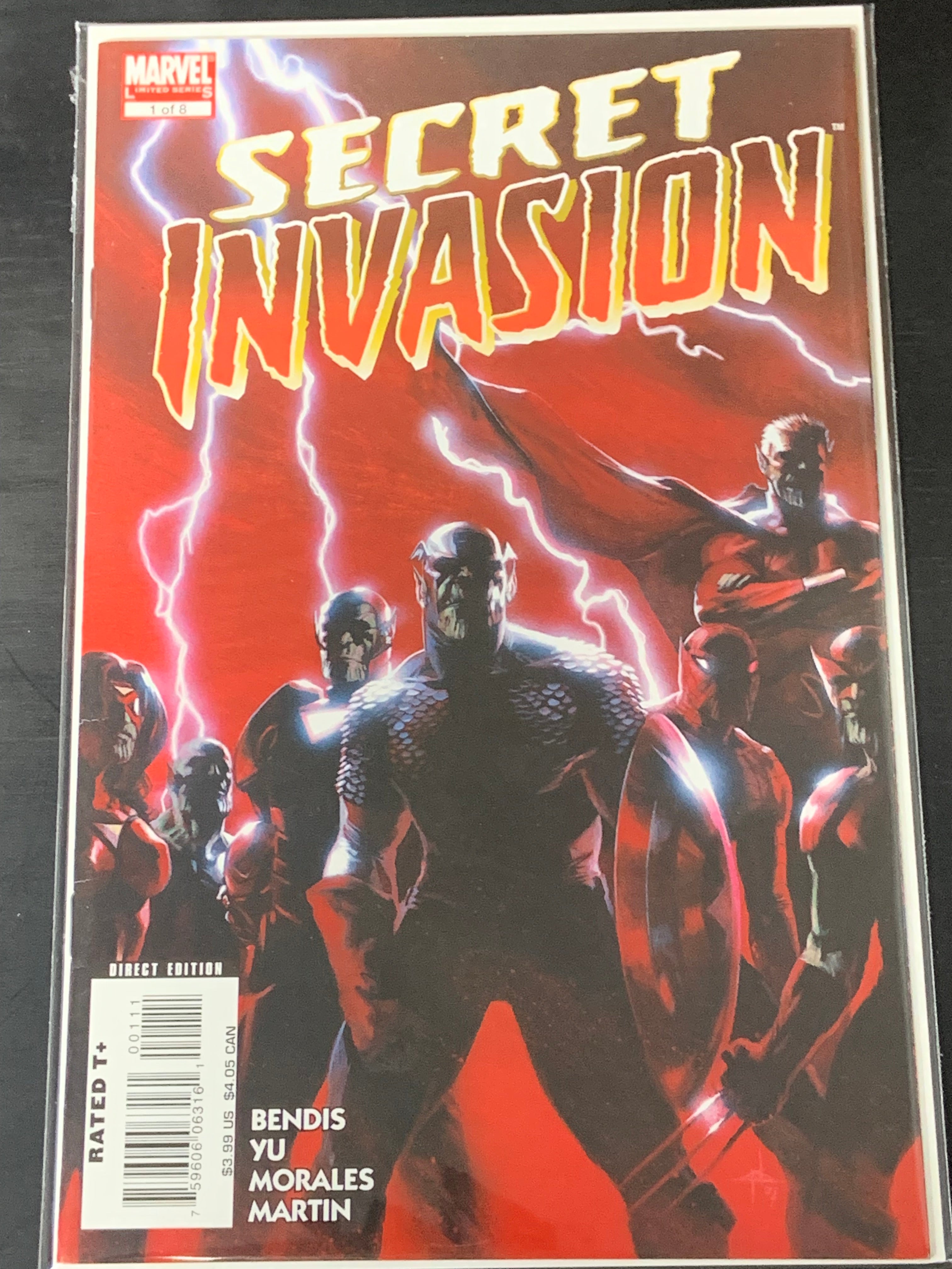 Secret Invasion 1 Marvel 2008 Dell Otto Cover