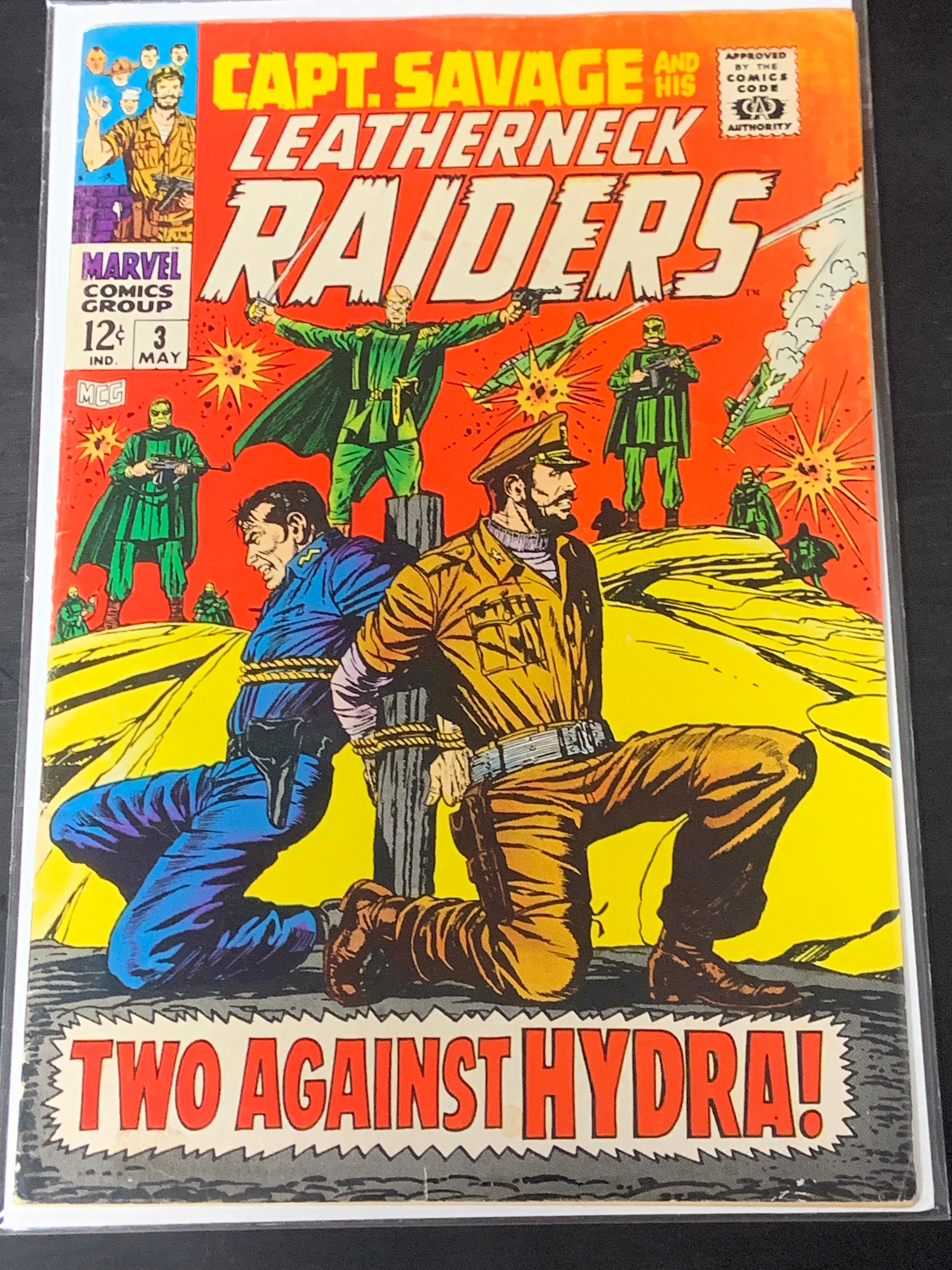 Captain Savage And His Leatherneck Raiders 3 Marvel 1968 Silver Age Classic