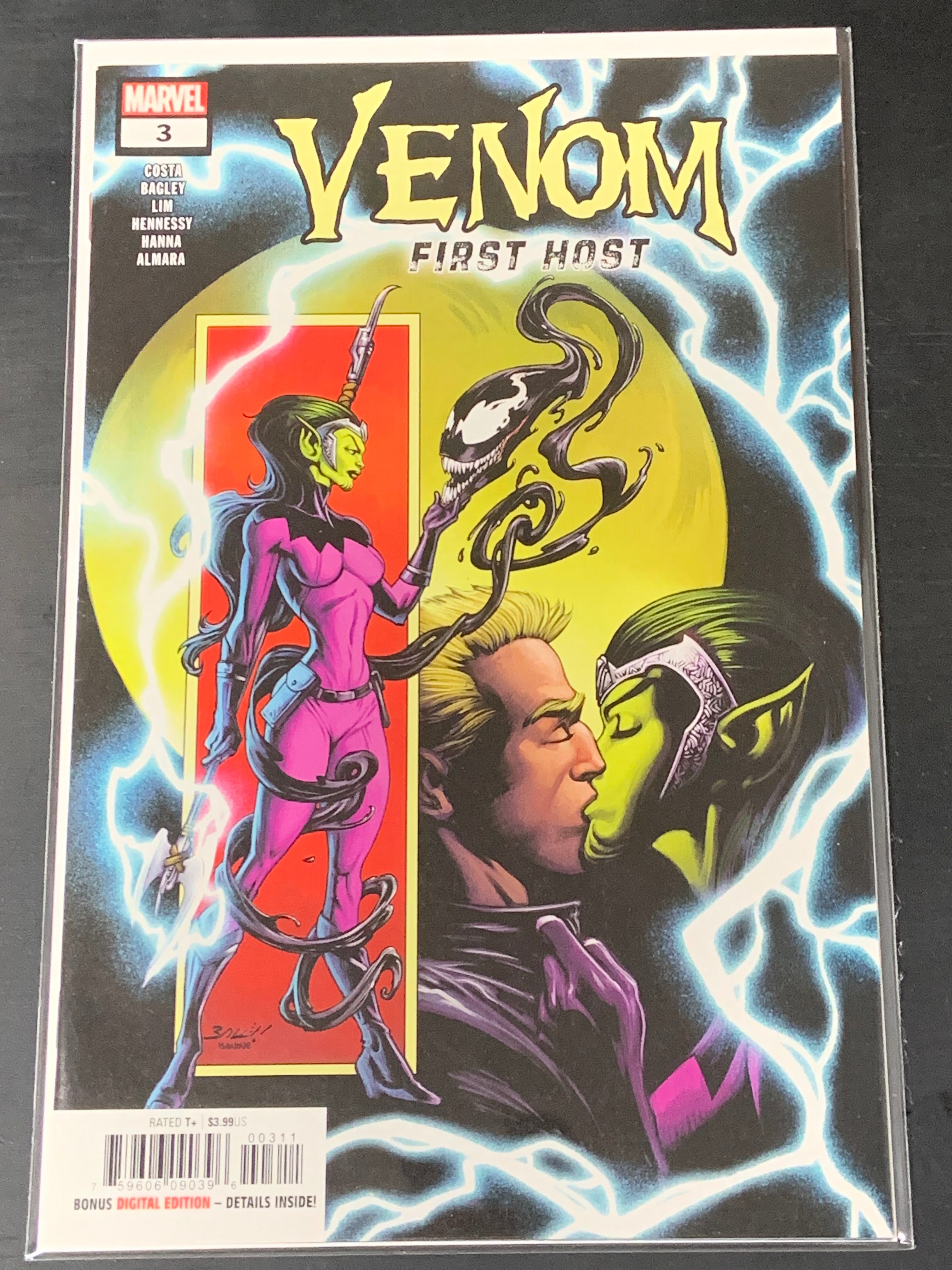 Venom First Host 3 Marvel 2015 1st App of the Sleeper Symbiote