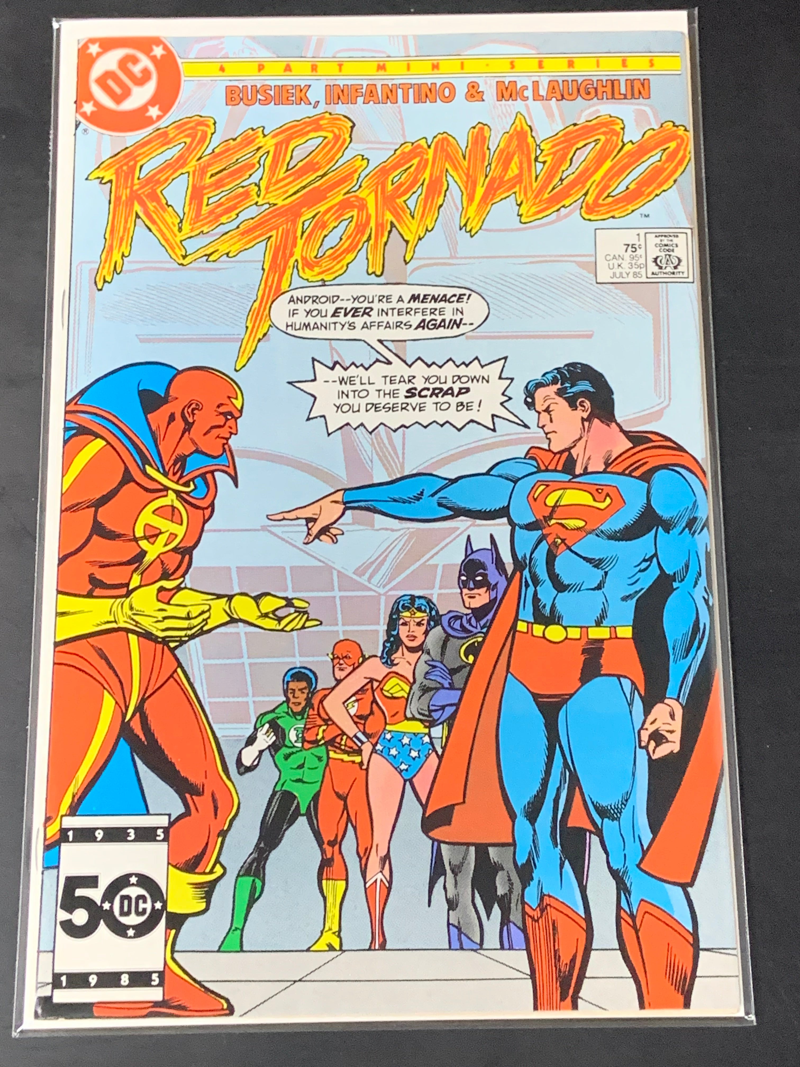 Red Tornado 1 DC 1985 1st Solo Series