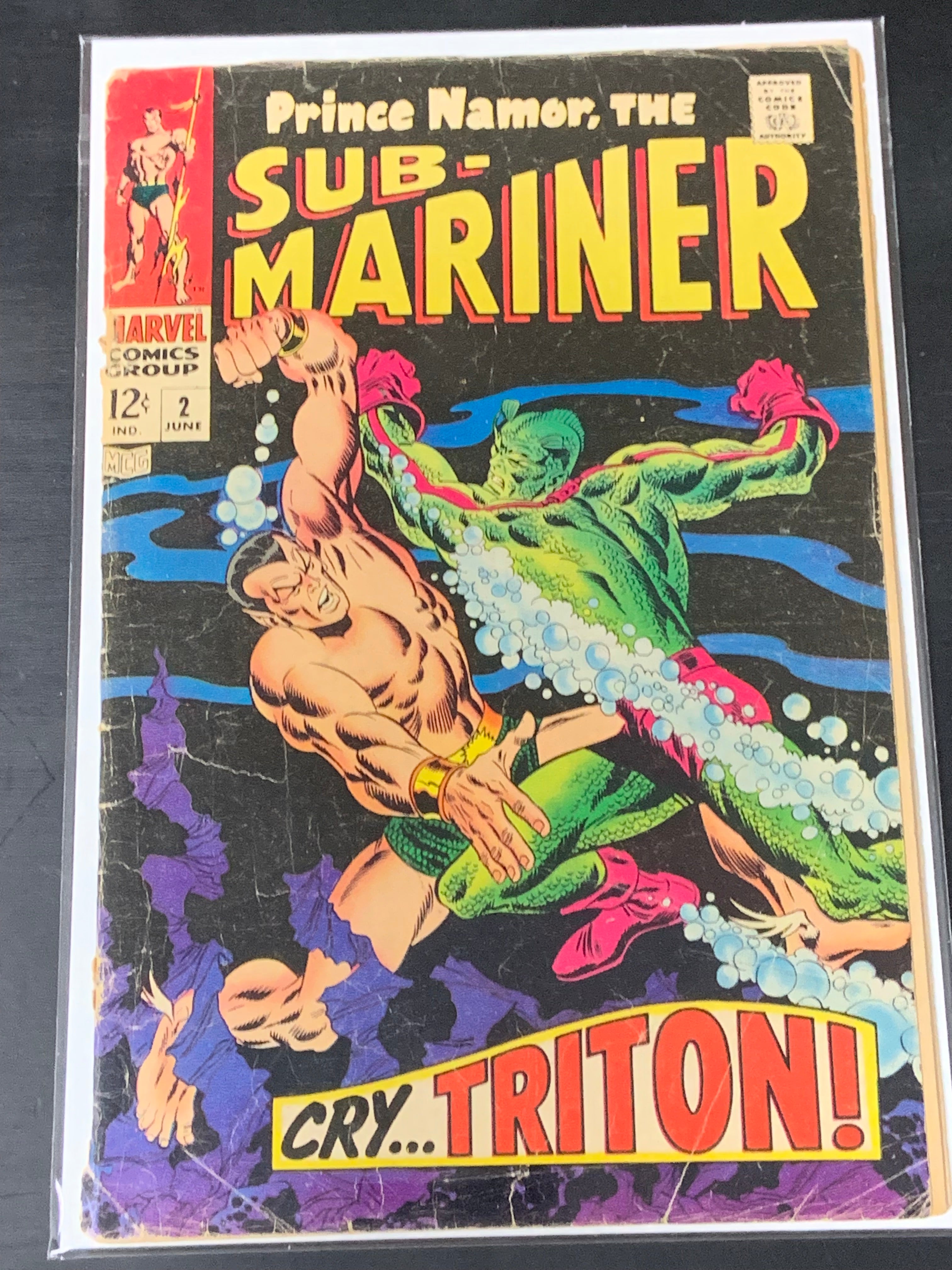 Sub-Mariner 2 Marvel 1968 1st Inhumans Crossover