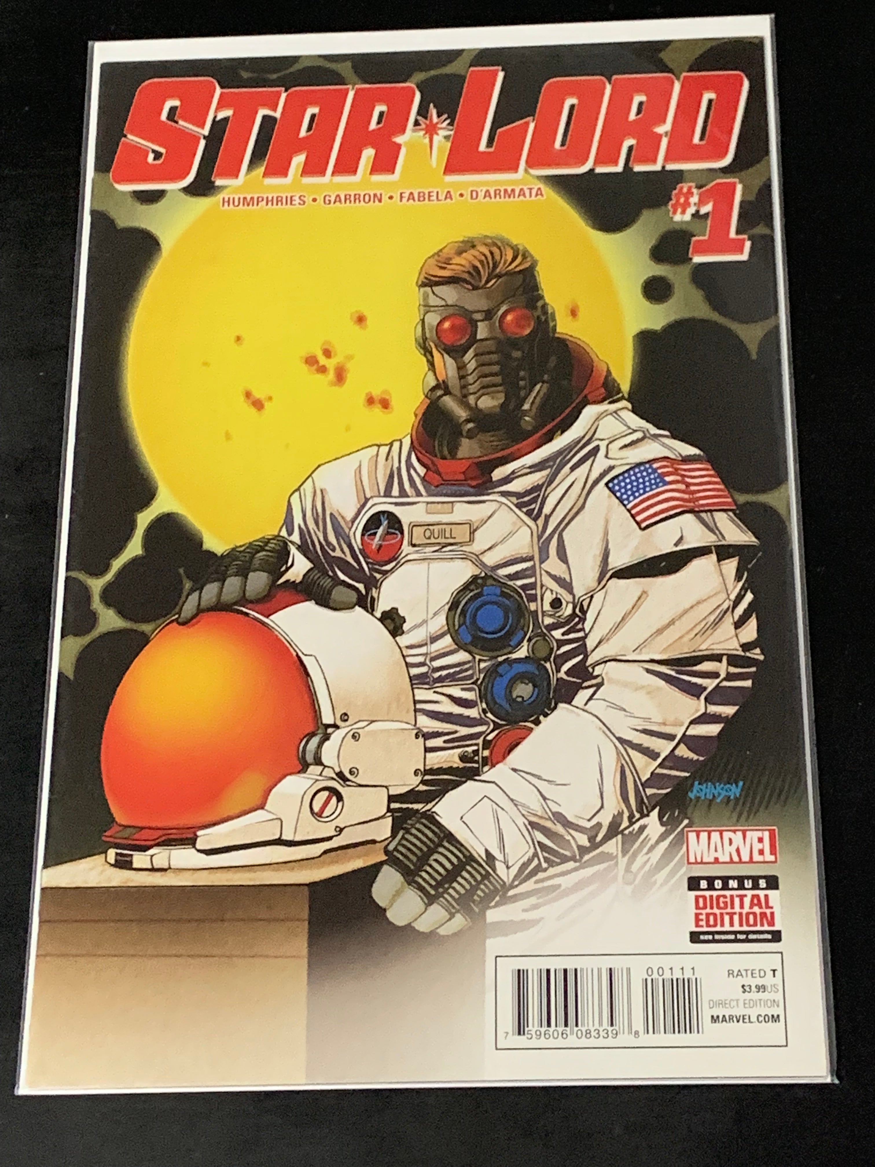 Star Lord 1 Marvel 2016 Dave Johnson Cover