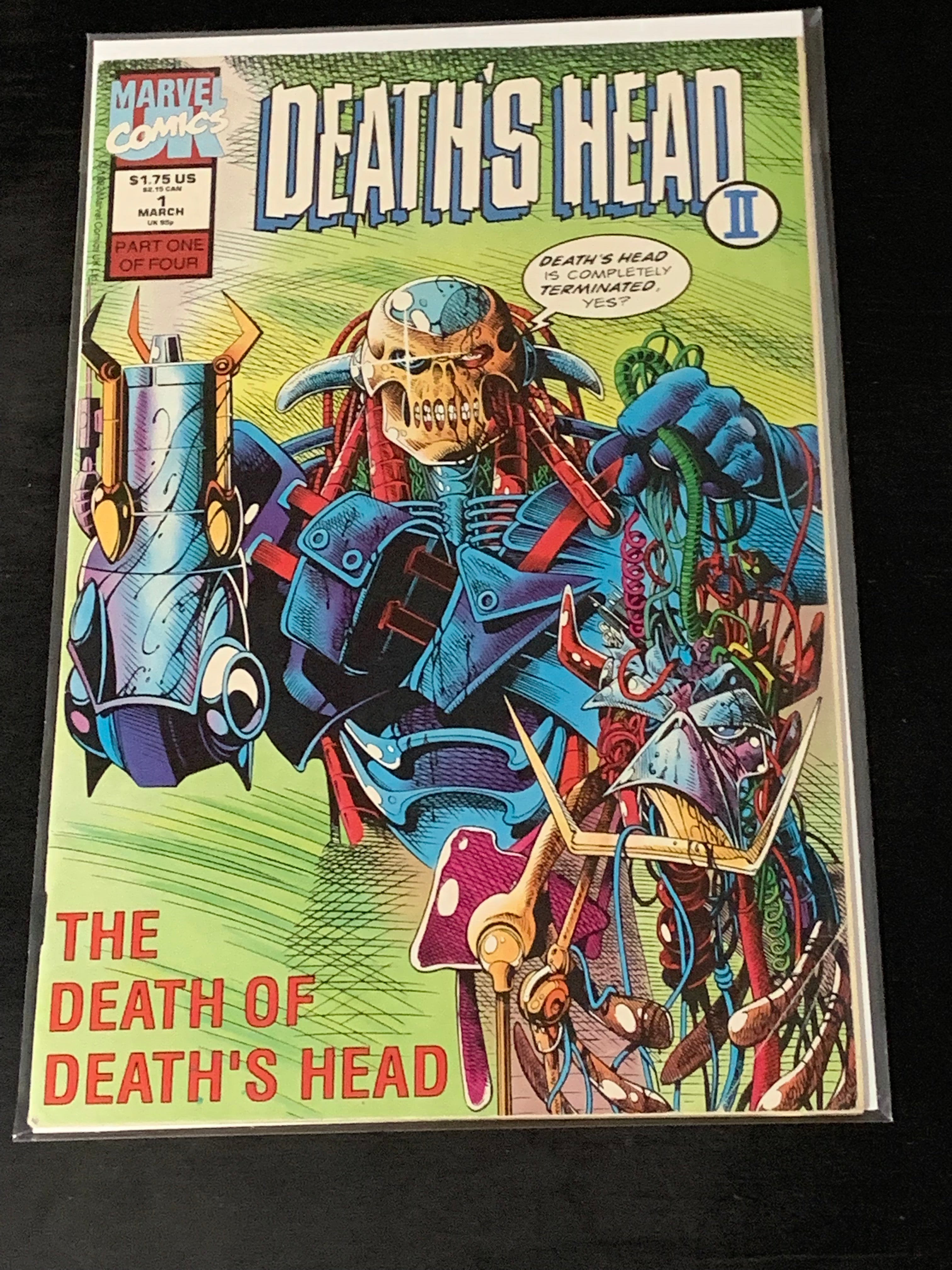 Death's Head II 1 Marvel UK 1992 1st app of Minion