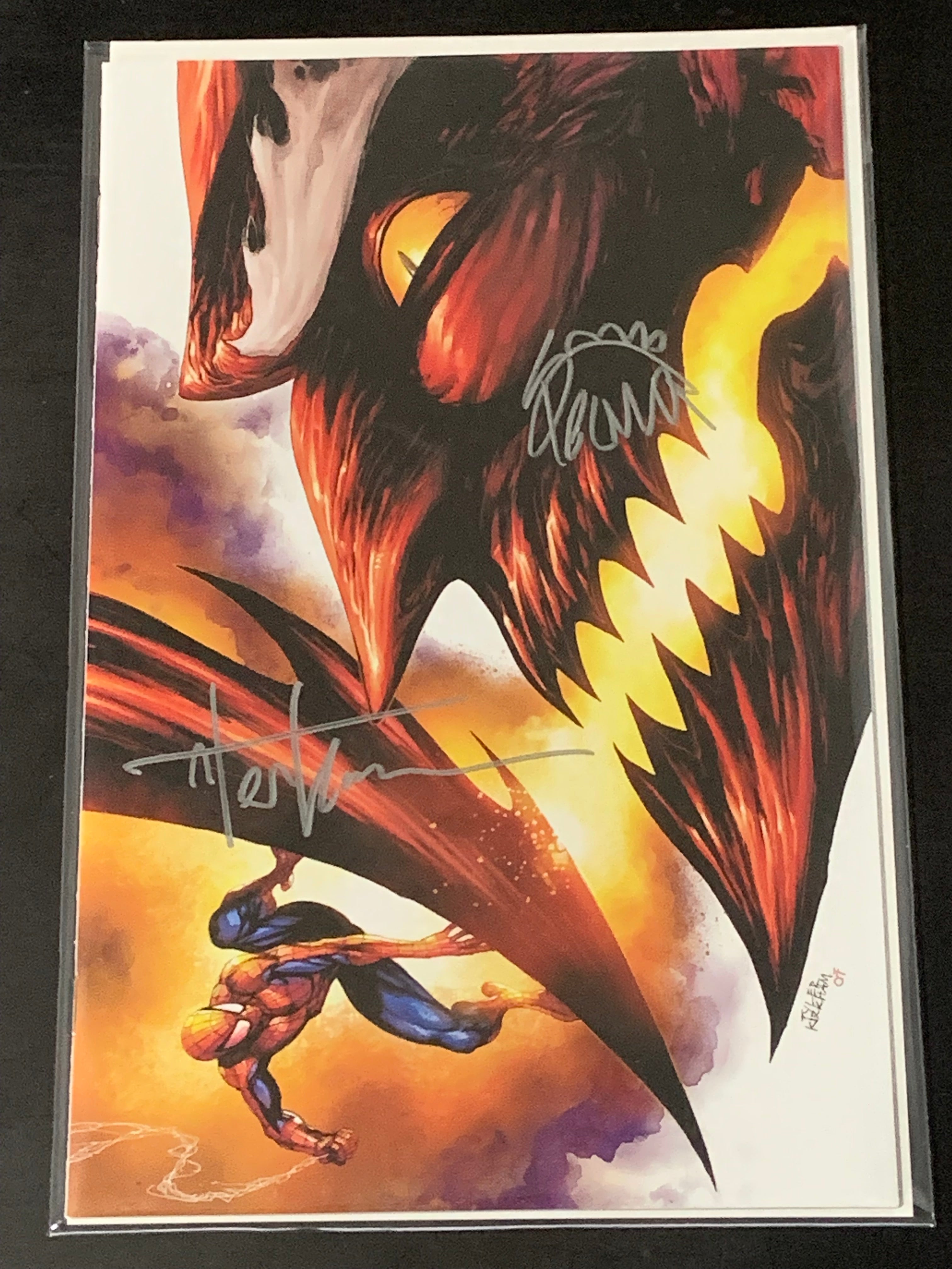 Venom 3 Kirkham Virgin Variant 1st Knull - Signed