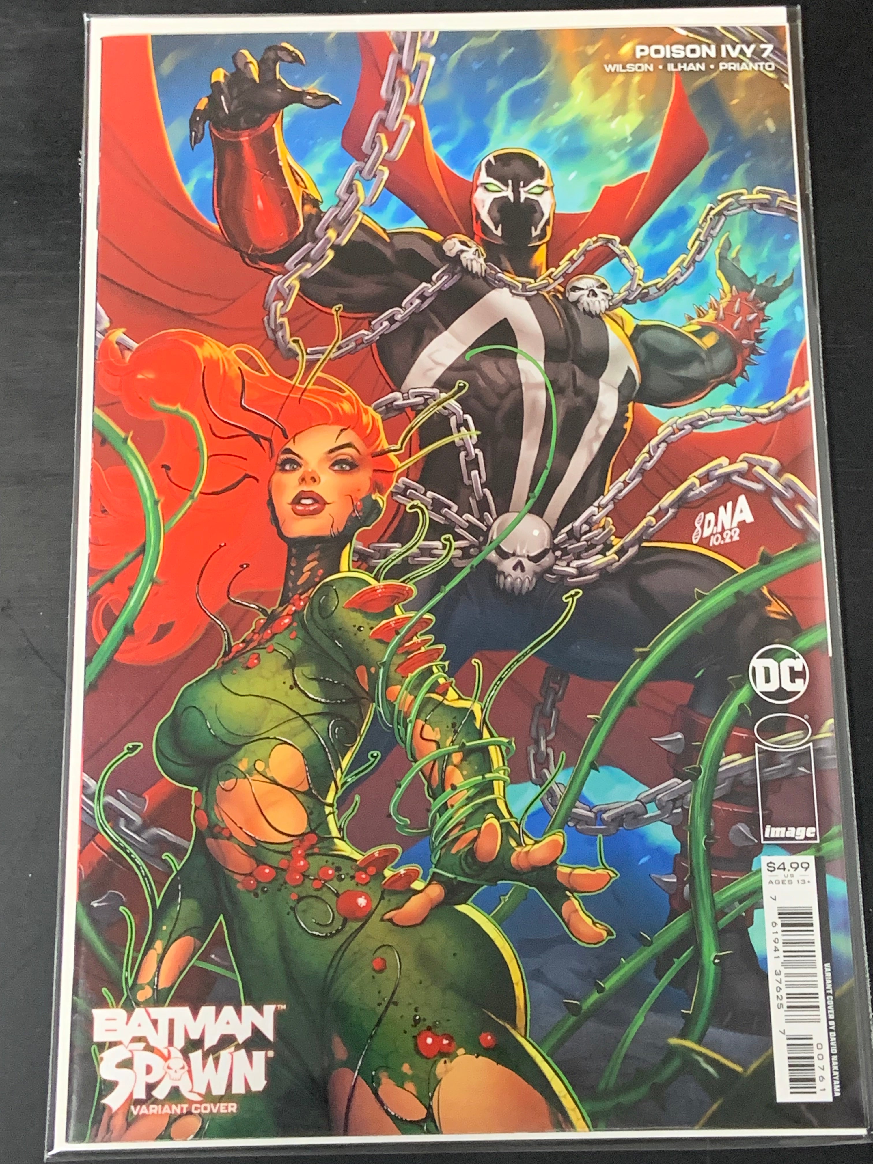 Poison Ivy 7 DC 2022 David Nakayama Batman Spawn Variant Cover