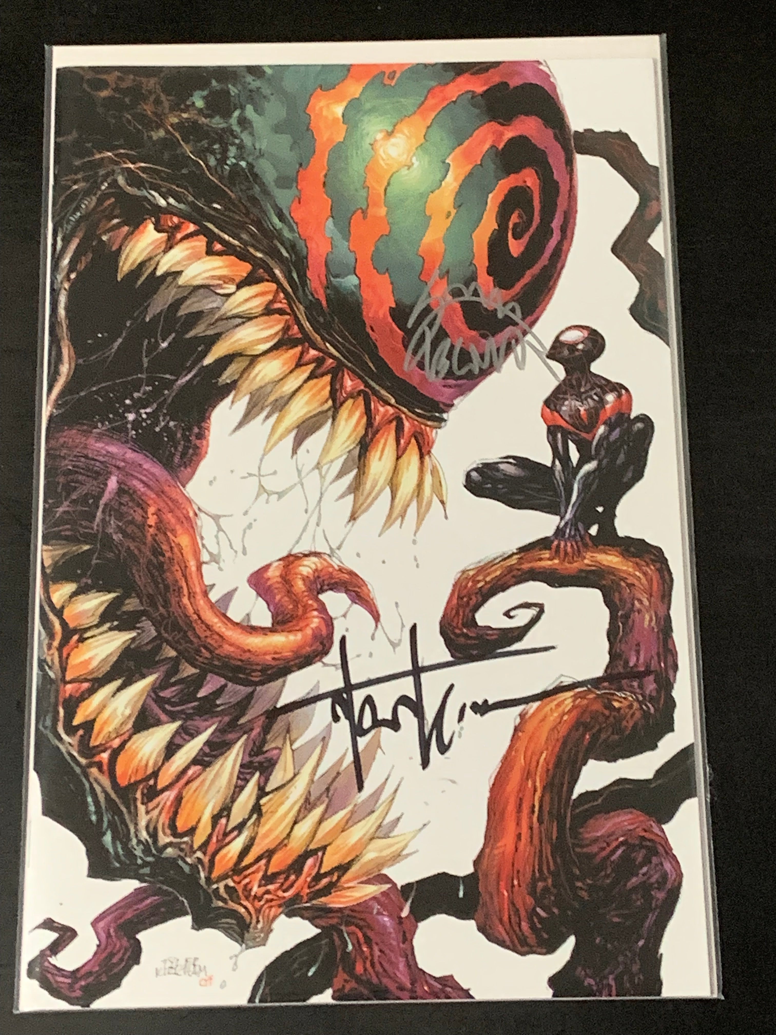 Venom 4 Kirkham Virgin Variant Origin of Knull - Signed